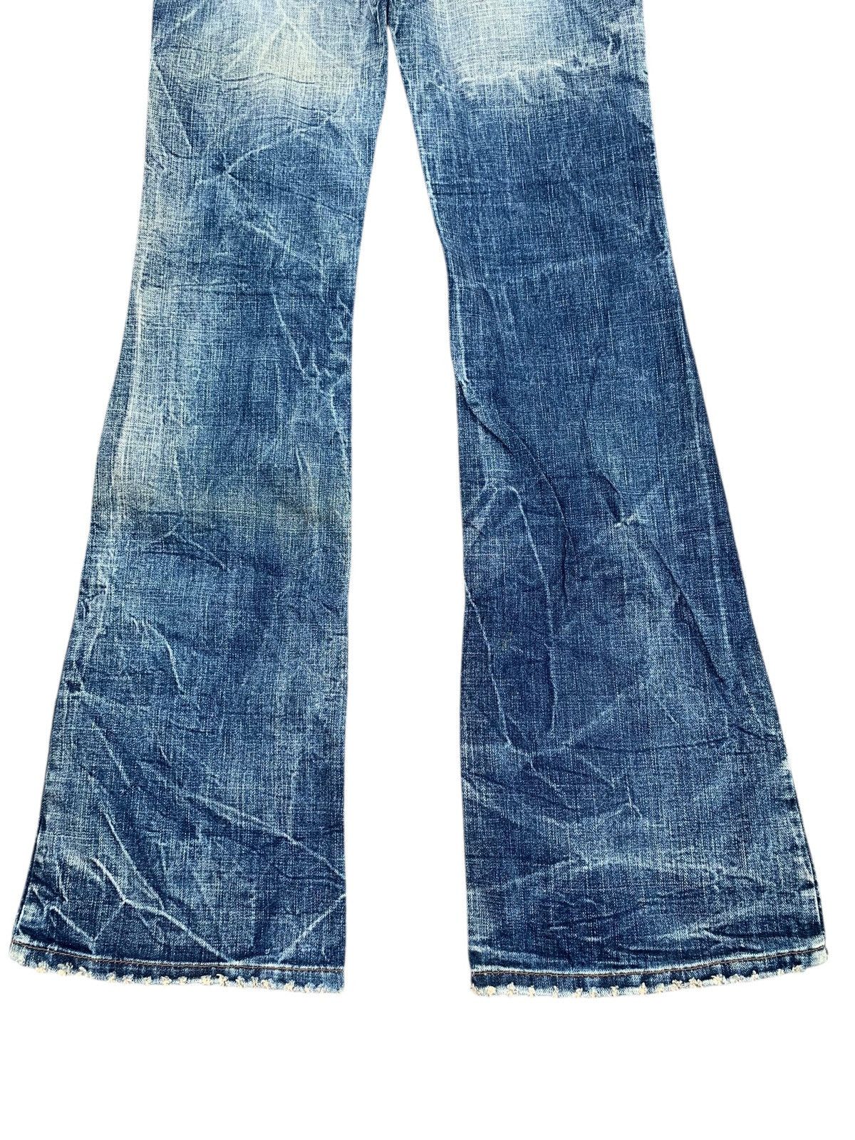 Tornado Mart Flare Cook Jeans Rusty Punk Japanese Distressed denim Size US 28 / EU 44 - 8 Thumbnail