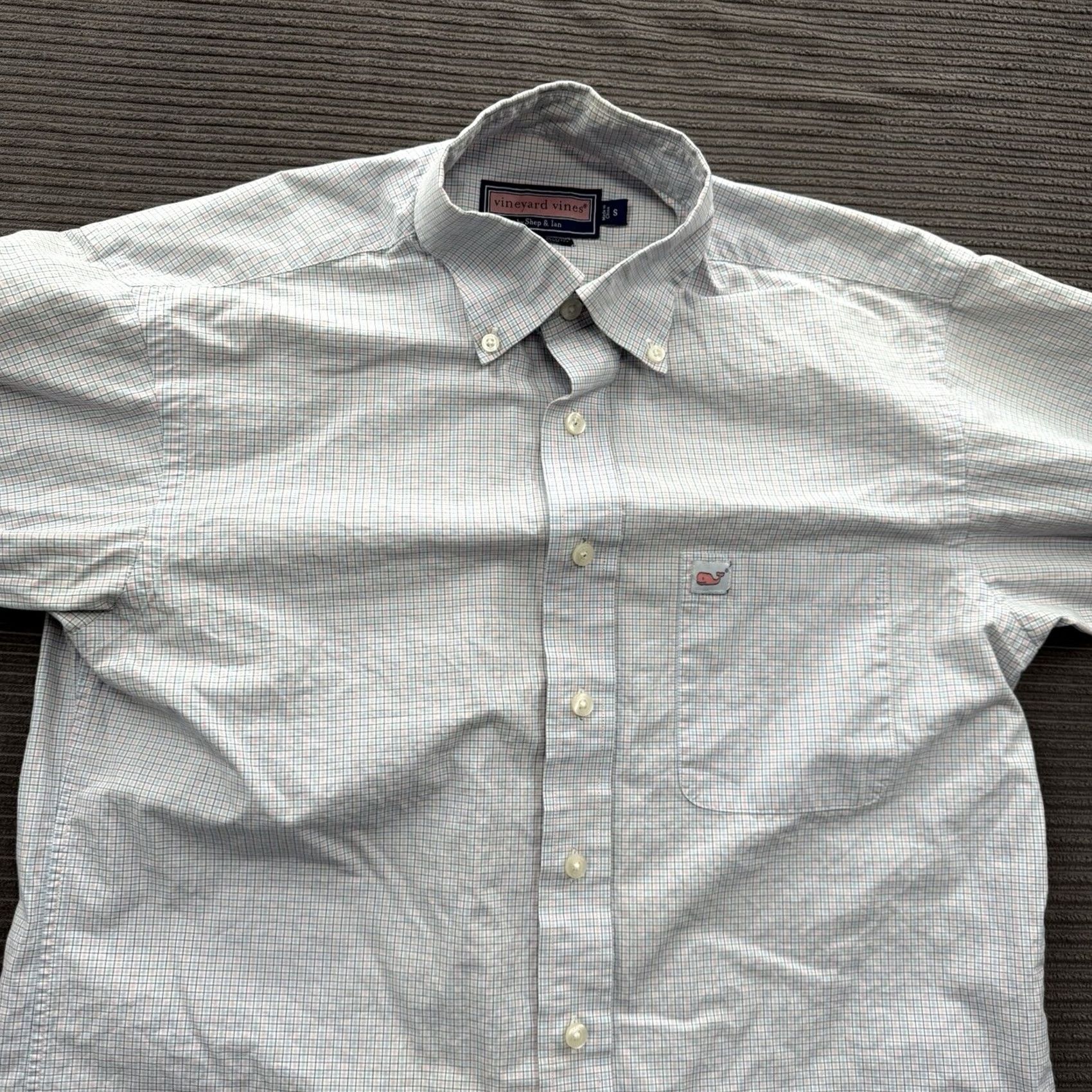 Vineyard Vines Vineyard Vines Murray Shirt Men Small Cotton Check Print Preppy Designer Shirt) Size US S / EU 44-46 / 1 - 8 Thumbnail