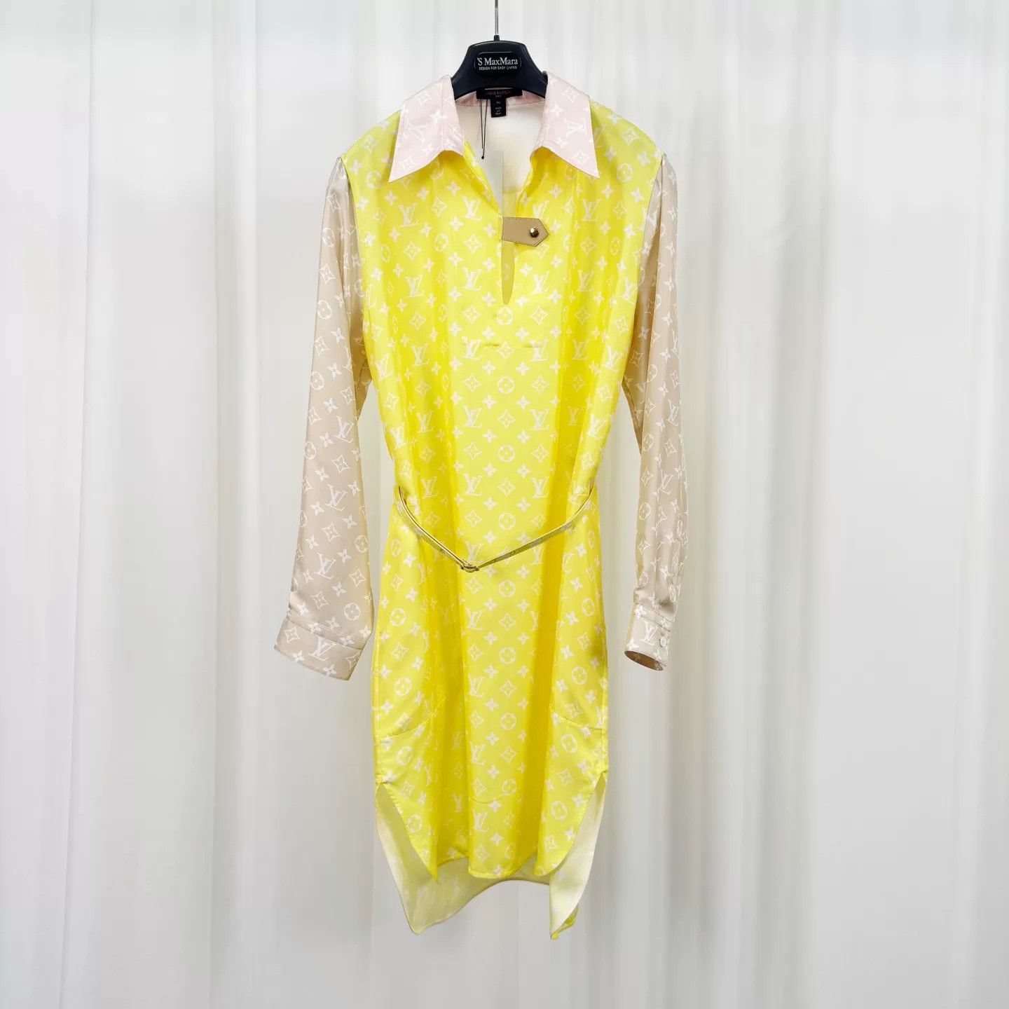 Louis Vuitton Louis Vuitton Colorblock Monogram Silk Dress Size XS / US 0-2 / IT 36-38 - 1 Thumbnail
