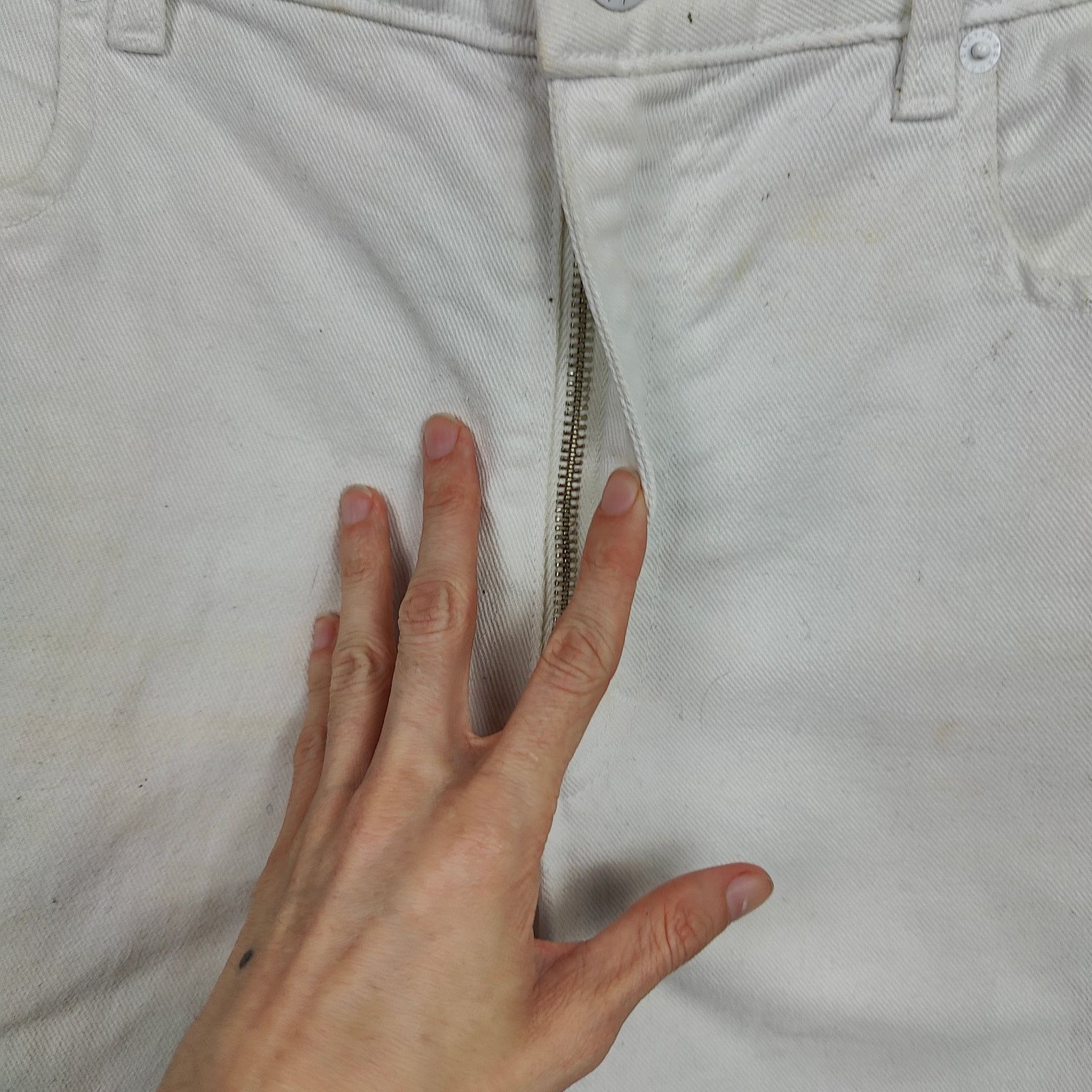 Eckhaus Latta Eckhaus Latta El Jeans Womens 30 White High Rise Size 30" / US 8 / IT 44 - 3 Thumbnail