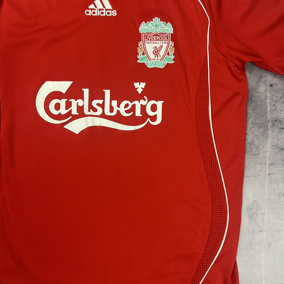 Adidas Rare! Sissoko 22 Liverpool Adidas Soccer Jersey Shirt 00s Size US S / EU 44-46 / 1 - 23 Thumbnail