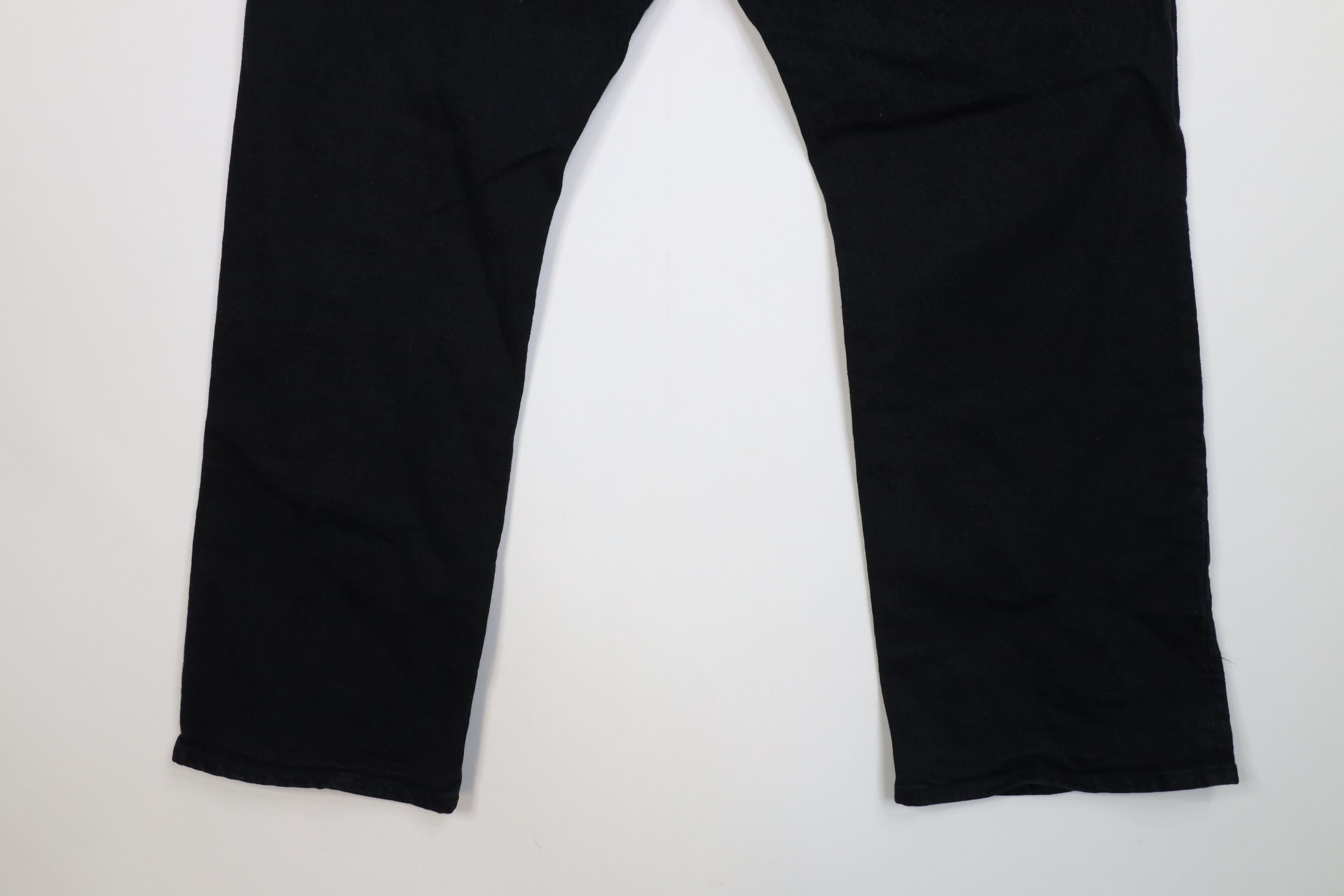 Ralph Lauren Vintage Ralph Lauren Stretch Wide Leg Denim Jeans Black Size US 36 / EU 52 - 11 Thumbnail