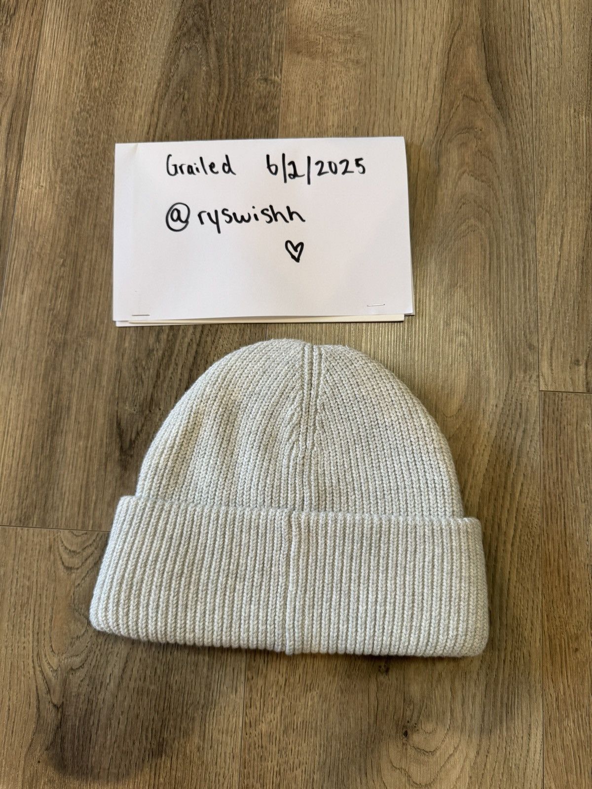 Kith Kith Grey Beanie Size ONE SIZE - 3 Thumbnail