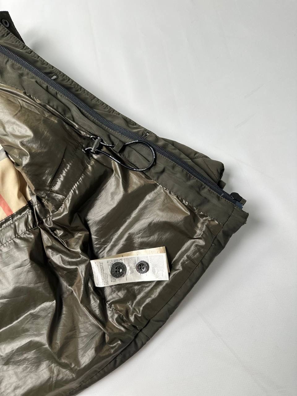 Burberry Burberry Uni Fit 3Yers Nova check Khaki Green Down Jacket Size US XXS / EU 40 - 8 Thumbnail
