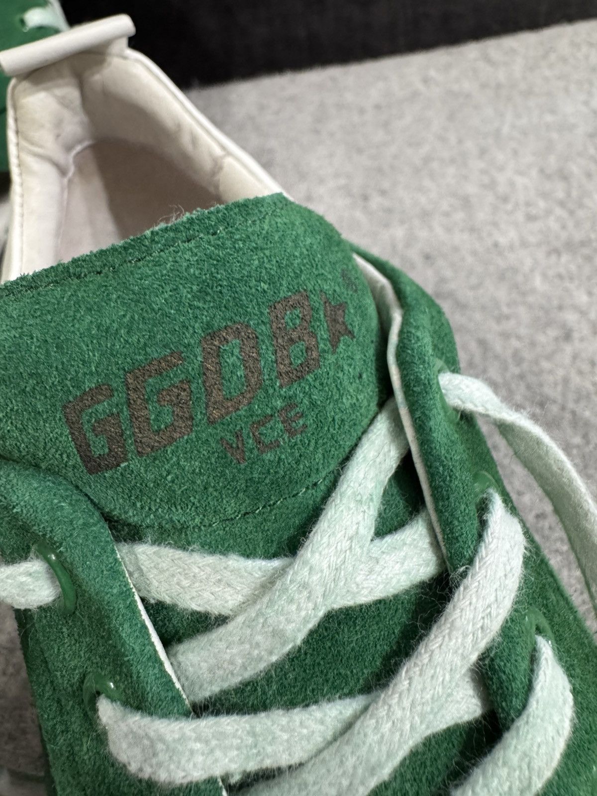 Golden Goose Golden Goose Starter Green Suede Low Top Sneakers size 39 Size US 9 / IT 39 - 11 Thumbnail