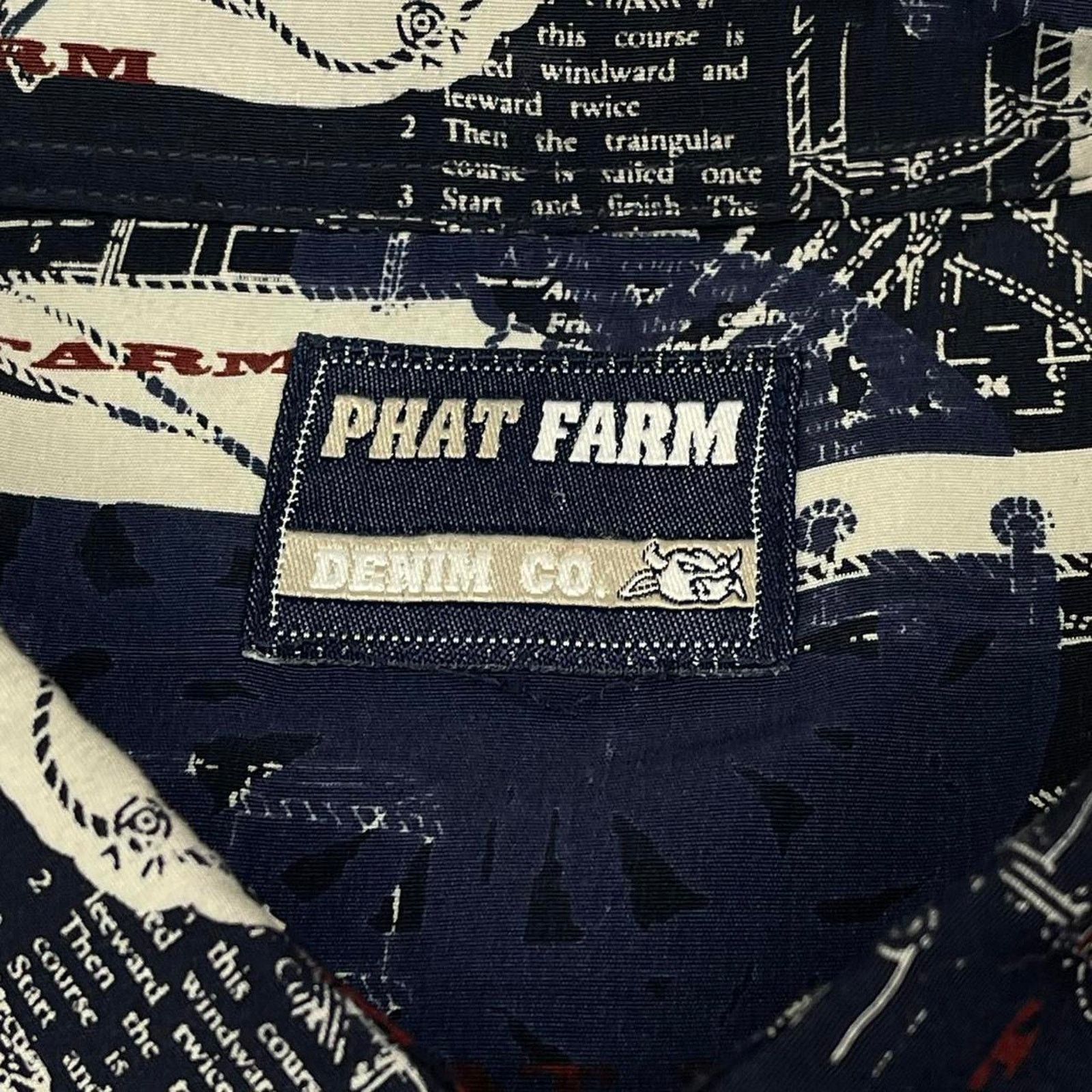 Phat Farm Vintage phat farm button up yacht club Size US XL / EU 56 / 4 - 4 Thumbnail