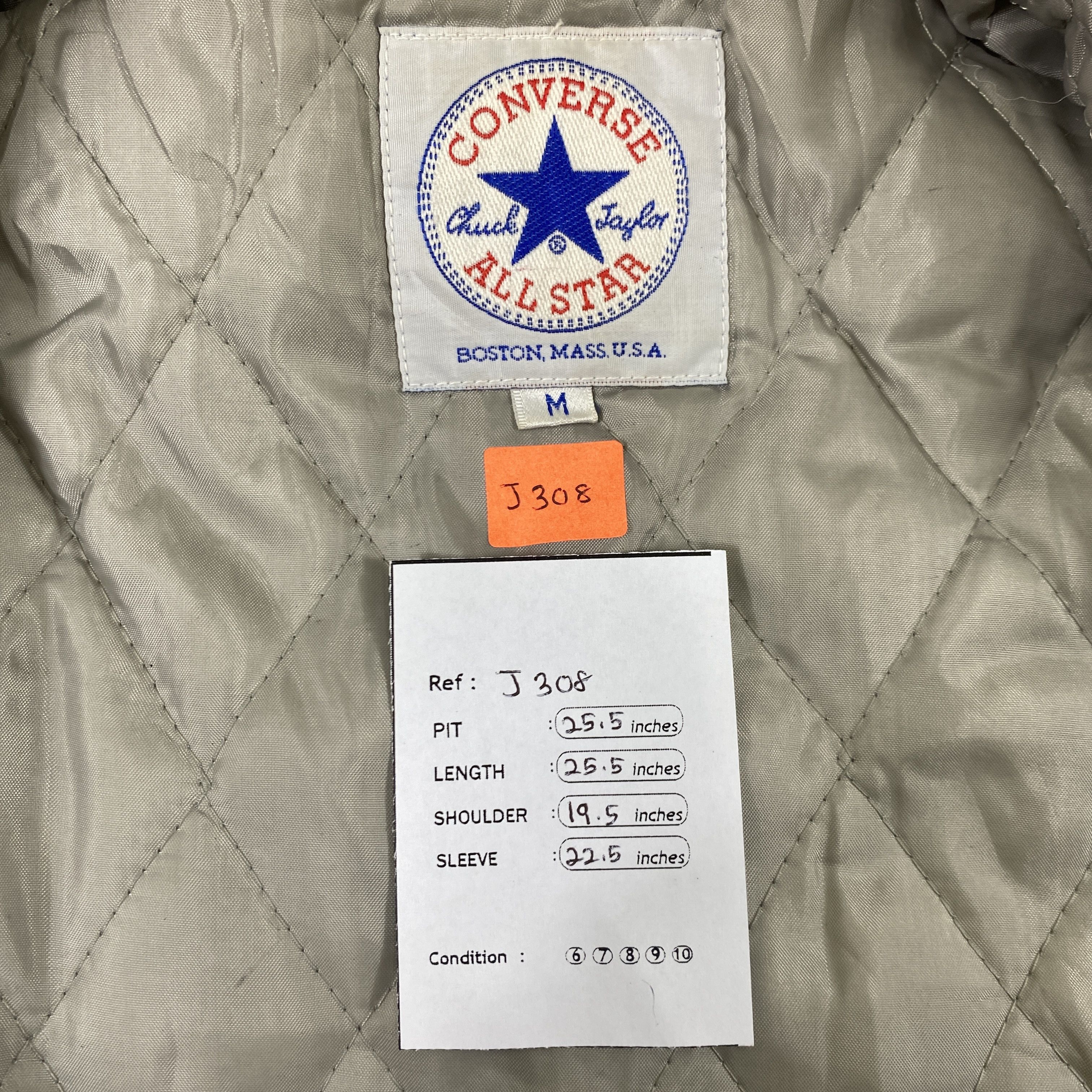 Converse VINTAGE CONVERSE BOMBER JACKET BIG LOGO -J308 Size US M / EU 48-50 / 2 - 5 Thumbnail