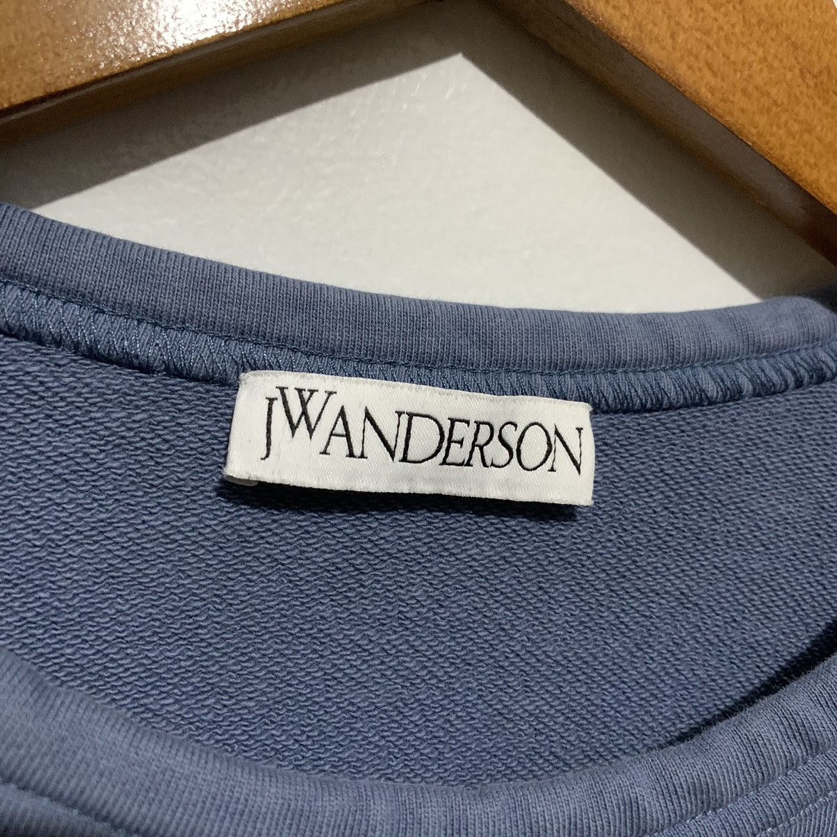 JW Anderson JW Anderson Logo Deconstructed Sleeve Cropped Sweatshirt Size M / US 6-8 / IT 42-44 - 13 Thumbnail