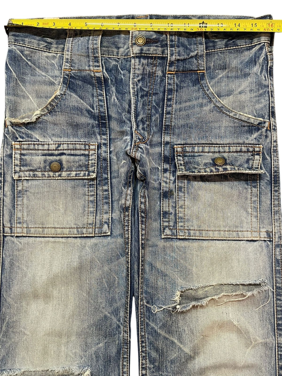 Hysteric Glamour Vintage Japanese Brand Bush Pants Thunder Wash Baggy Jeans Size US 32 / EU 48 - 13 Thumbnail
