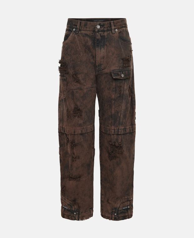 Straight-leg jeans