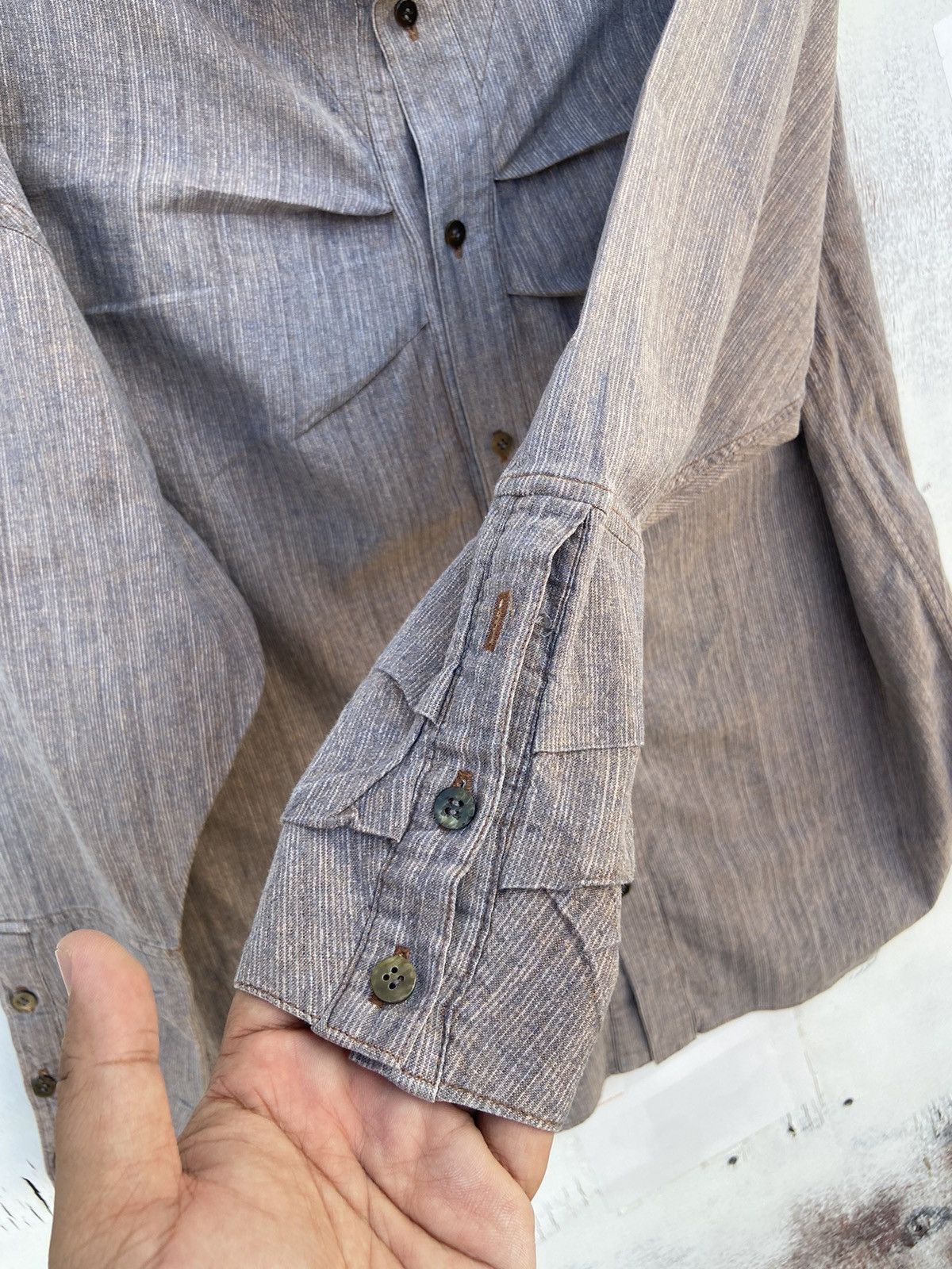 Issey Miyake Issey Miyake Button Up Shirt Size US S / EU 44-46 / 1 - 8 Thumbnail