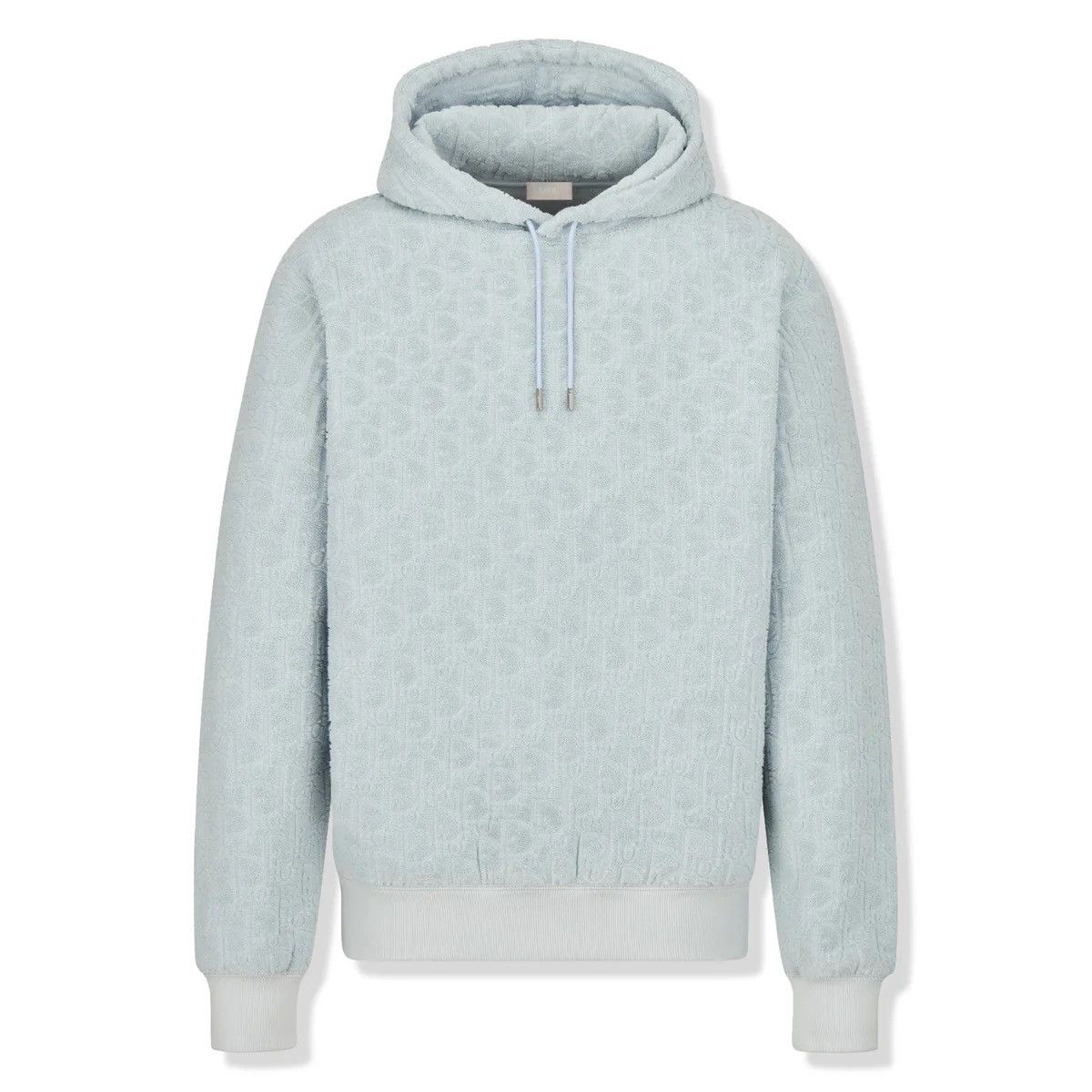 Dior Dior Oblique Terry Hoodie Blue Grey Size US M / EU 48-50 / 2 - 1 Thumbnail