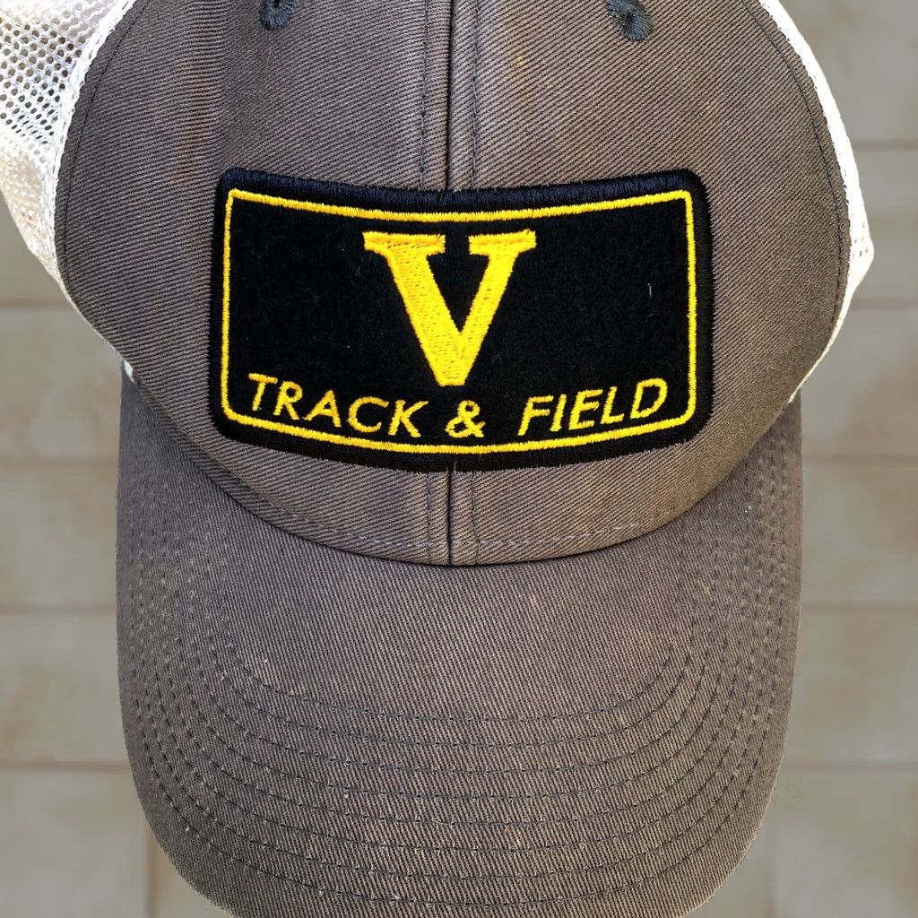 Vintage Vintage OURAY Ventura Track & Field Trucker Hat Men's Grey Cap Adjustable Size ONE SIZE - 1 Thumbnail