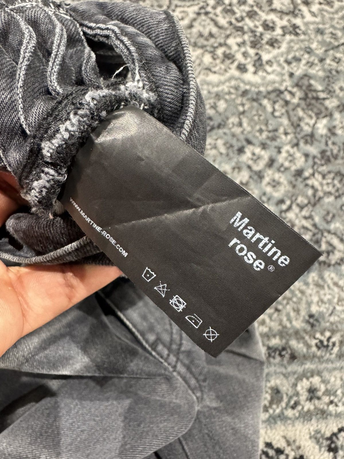 Martine Rose Martine Rose Loop Denim Faded Black Size US 30 / EU 46 - 4 Thumbnail