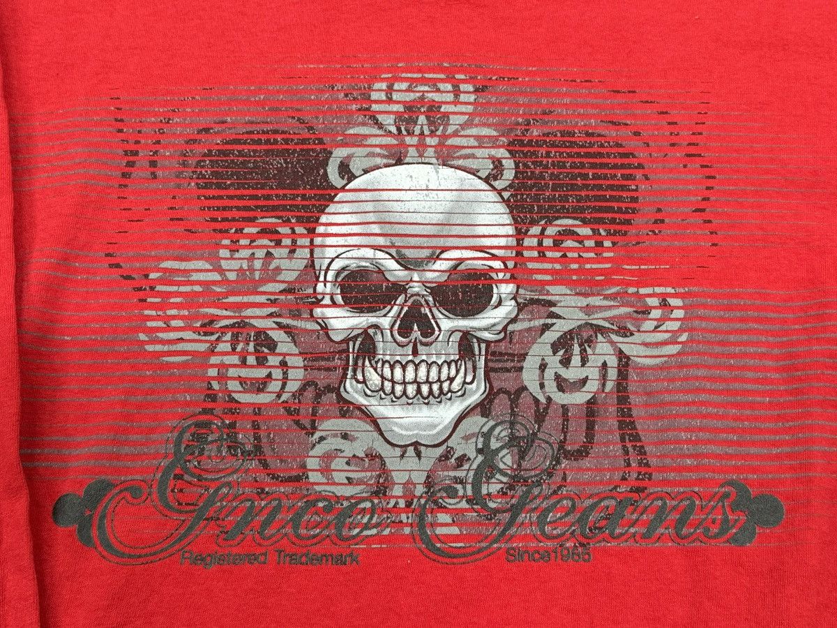 JNCO Vintage JNCO Skull Long Sleeve Tee Size US M / EU 48-50 / 2 - 2 Thumbnail