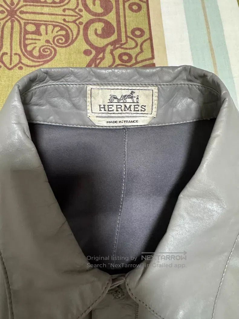 Hermes Hermes Leather Jacket Coat Size US M / EU 48-50 / 2 - 7 Thumbnail