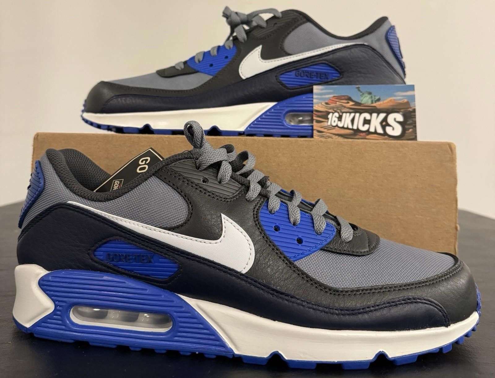 Nike Size 11.5 - Nike Air Max 90 GORE-TEX Racer Blue Size US 11.5 / EU 44-45 - 1 Thumbnail