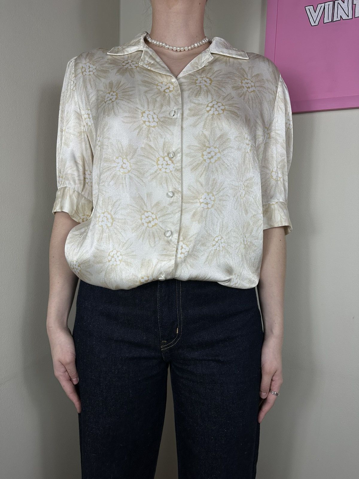 Other Fabienne Chapot Blouse Flowered Gold Size M / US 6-8 / IT 42-44 - 2 Thumbnail