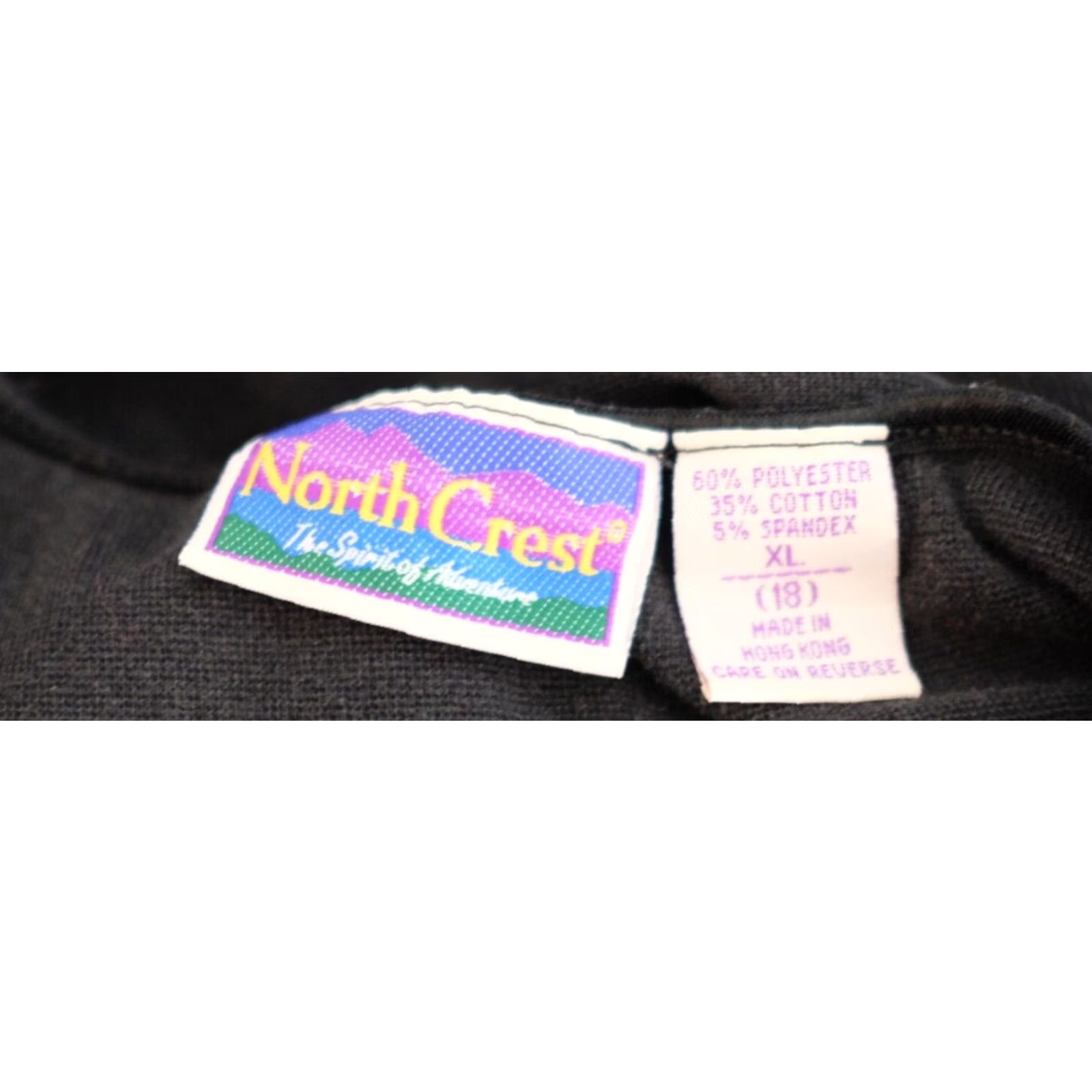 Vintage North Crest Tank Top Black Crew Neck Stretch Size XL Women Size XL / US 12-14 / IT 48-50 - 7 Thumbnail