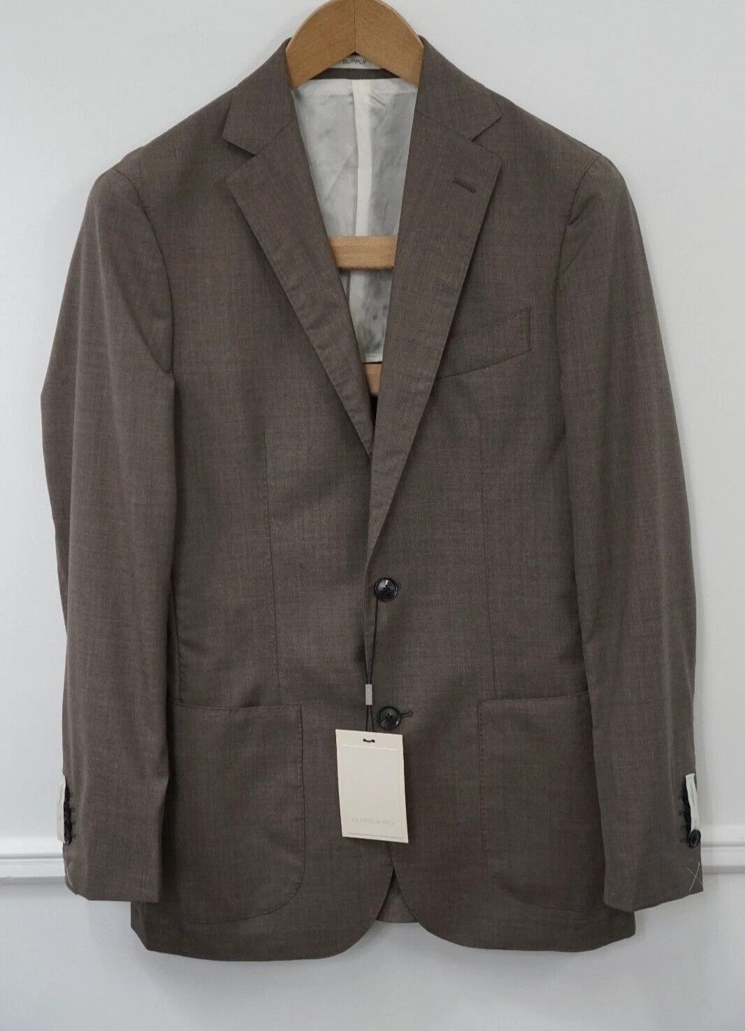 Suitsupply Men Suitsupply Blazer Havana Patch Pure Wool S120 UK/US38 Size 38R - 1 Thumbnail
