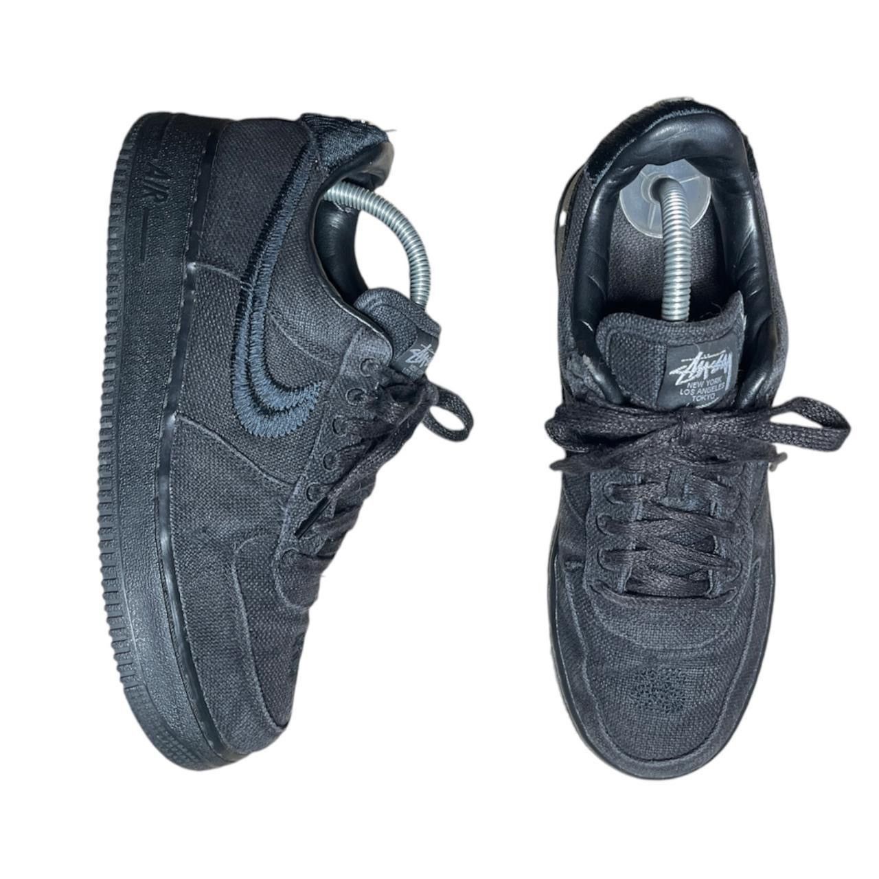 Nike × Stussy Stussy AF1 low black canvas Size US 7.5 / EU 40-41 - 1 Thumbnail