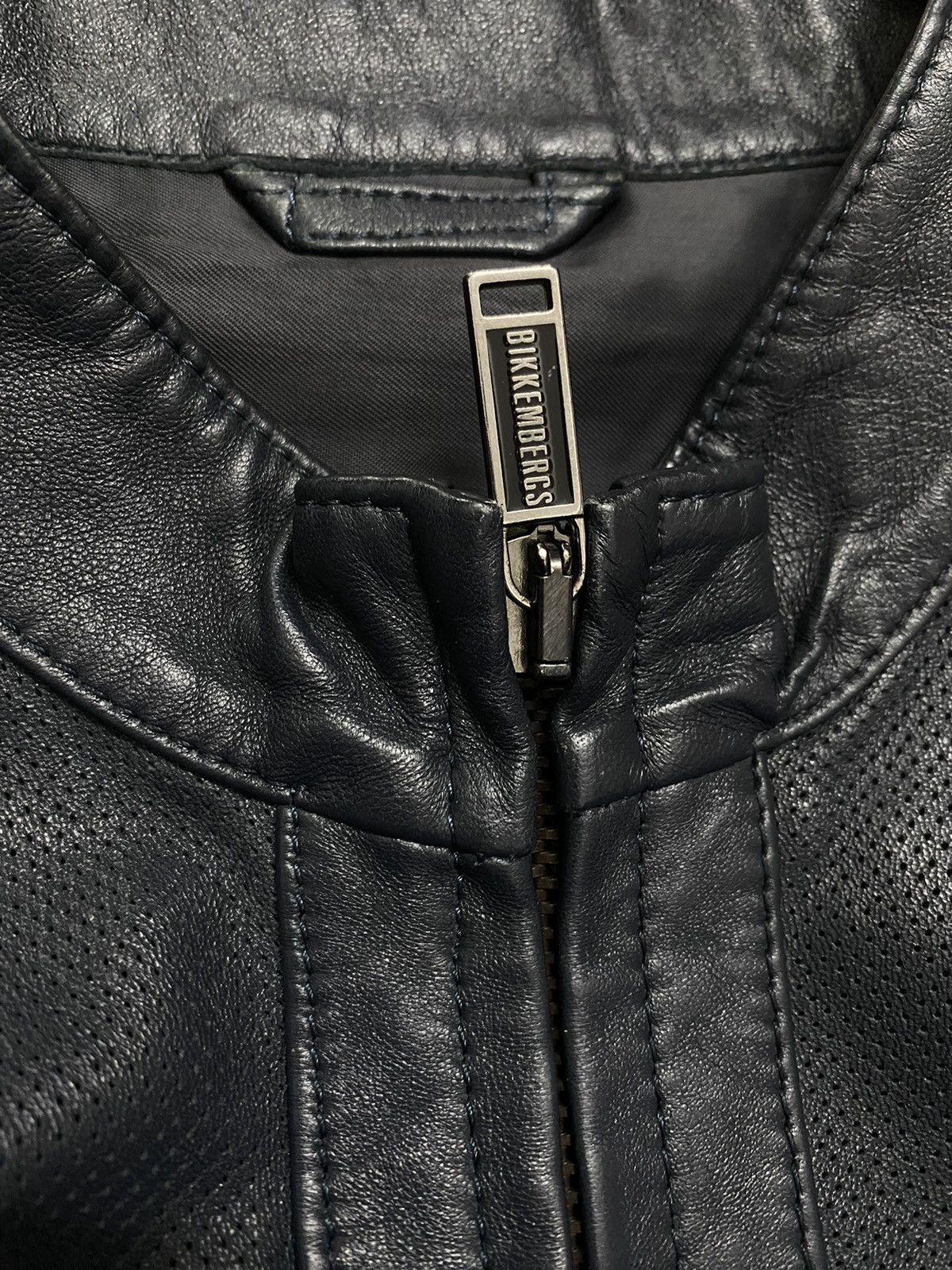 Dirk Bikkembergs 2000s Dirk Bikkembergs Leather Jacket Size US L / EU 52-54 / 3 - 13 Thumbnail