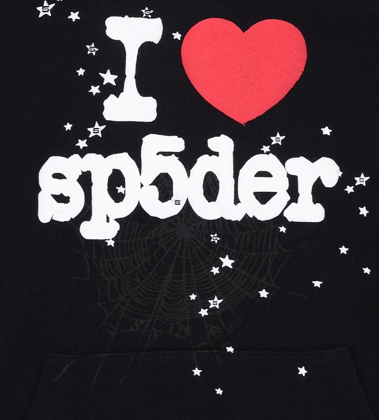 Other Sp5der I Heart SP5 Hoodie “Black” Size US M / EU 48-50 / 2 - 2 Thumbnail