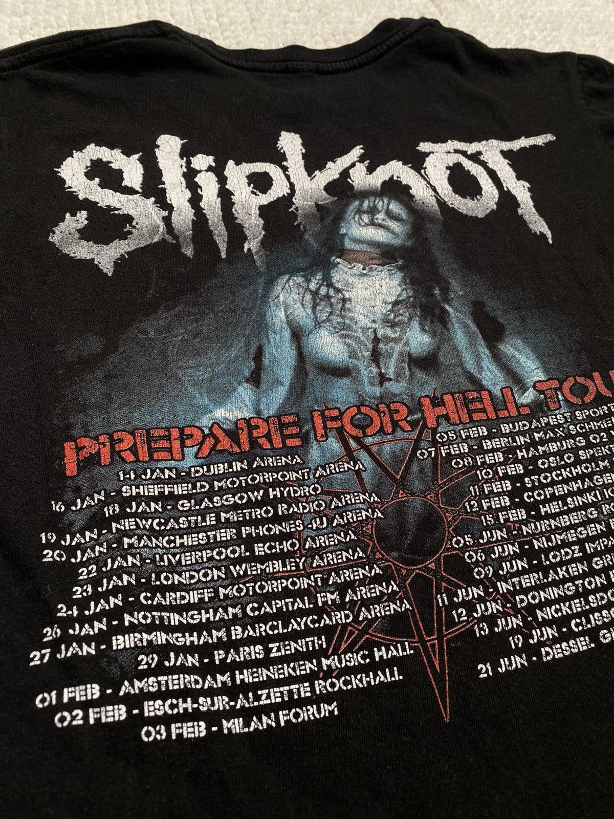 Band Tees × Slipknot Slipknot Prepare For Hell Tour Tee Vintage y2k 2014 - 2015 Size US S / EU 44-46 / 1 - 13 Thumbnail