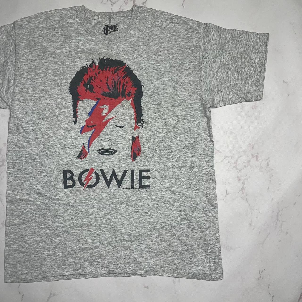 Vintage David Bowie T-shirt rock and roll glam lightning size xl Size US XL / EU 56 / 4 - 5 Thumbnail