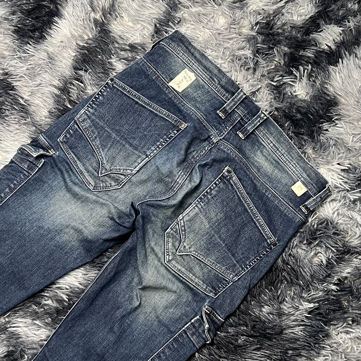HIDEAWAYS HideAways Nicole Denim MultiPocket Cargo Pants Size US 31 - 5 Thumbnail
