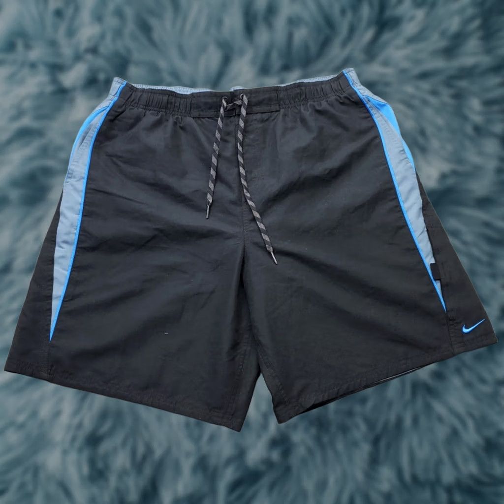Nike Nike Swim Shorts With Liner Mens XL Multicolor Elastic Waist Drawstring Bottom Size US 36 / EU 52 - 1 Thumbnail