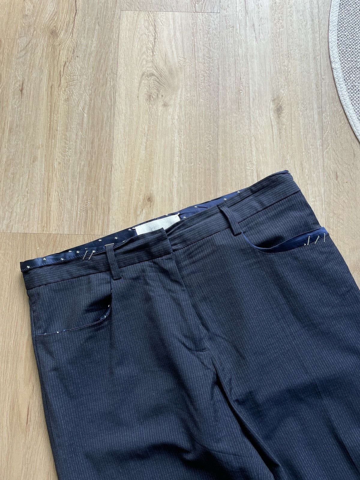 Maison Margiela Maison margiela spring 2007 Wool stapled lining trousers Size US 30 / EU 46 - 3 Thumbnail