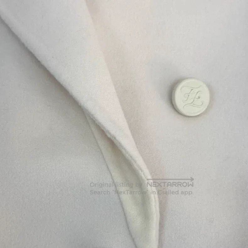 Fendi Fendi Light Pink and White Long Wool Coat Size XS / US 0-2 / IT 36-38 - 7 Thumbnail