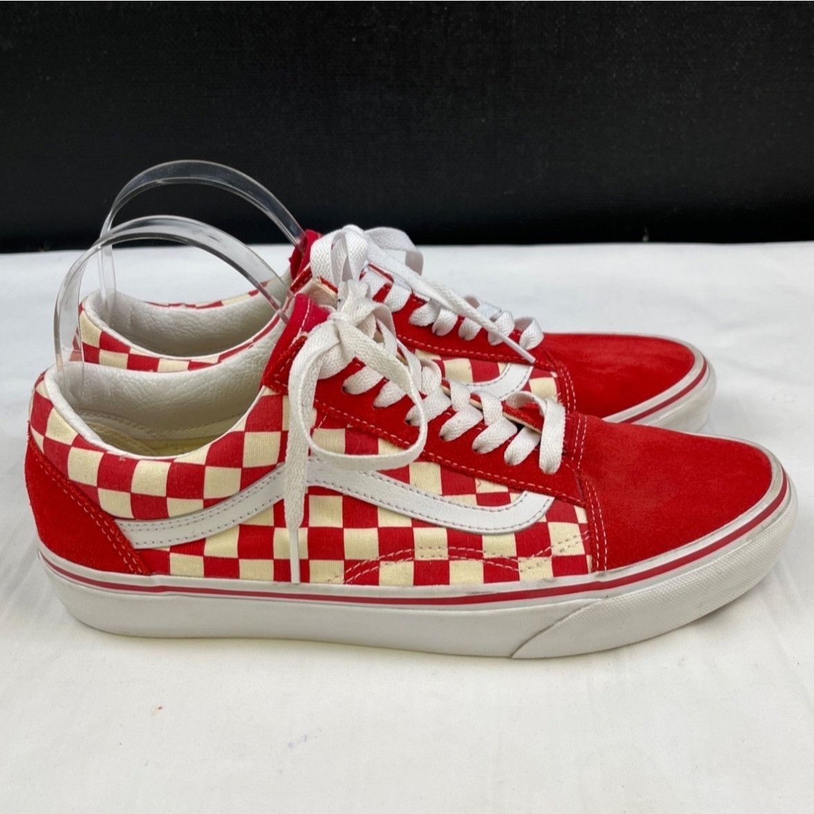 Vans Vans Unisex Red Old School Shoes/Sneaker SzM9/W10.5 SKU 4281 Size US 10.5 / IT 40.5 - 4 Thumbnail