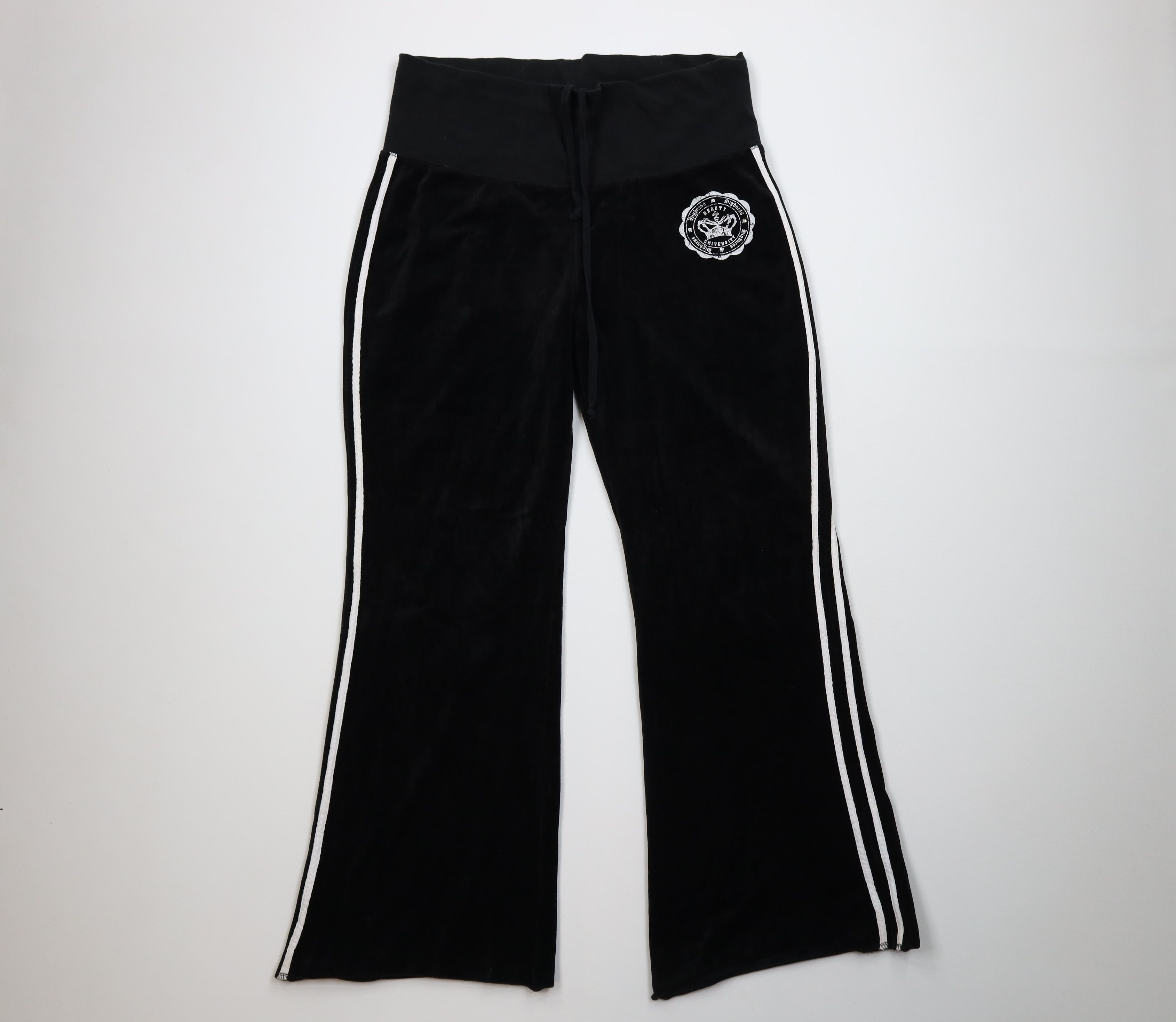 Mossimo Vintage 90s Y2K Mossimo Surfing Velour Wide Leg Pants Size 36" / US 14 / IT 50 - 1 Thumbnail