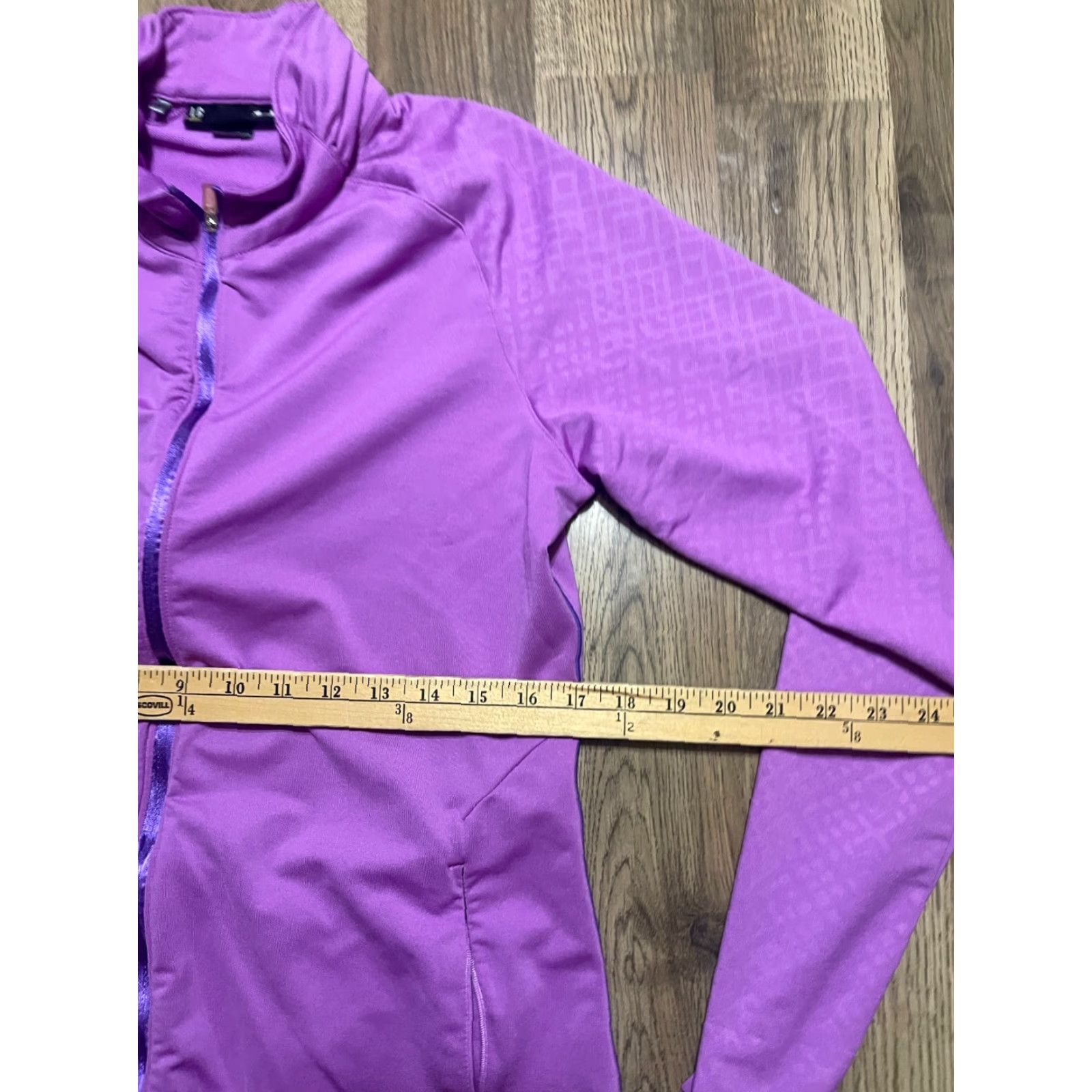 Under Armour Under armour Shirt Womens Large Purple Full Zip Loose Activewear Regular Size L Size L / US 10 / IT 46 - 6 Thumbnail