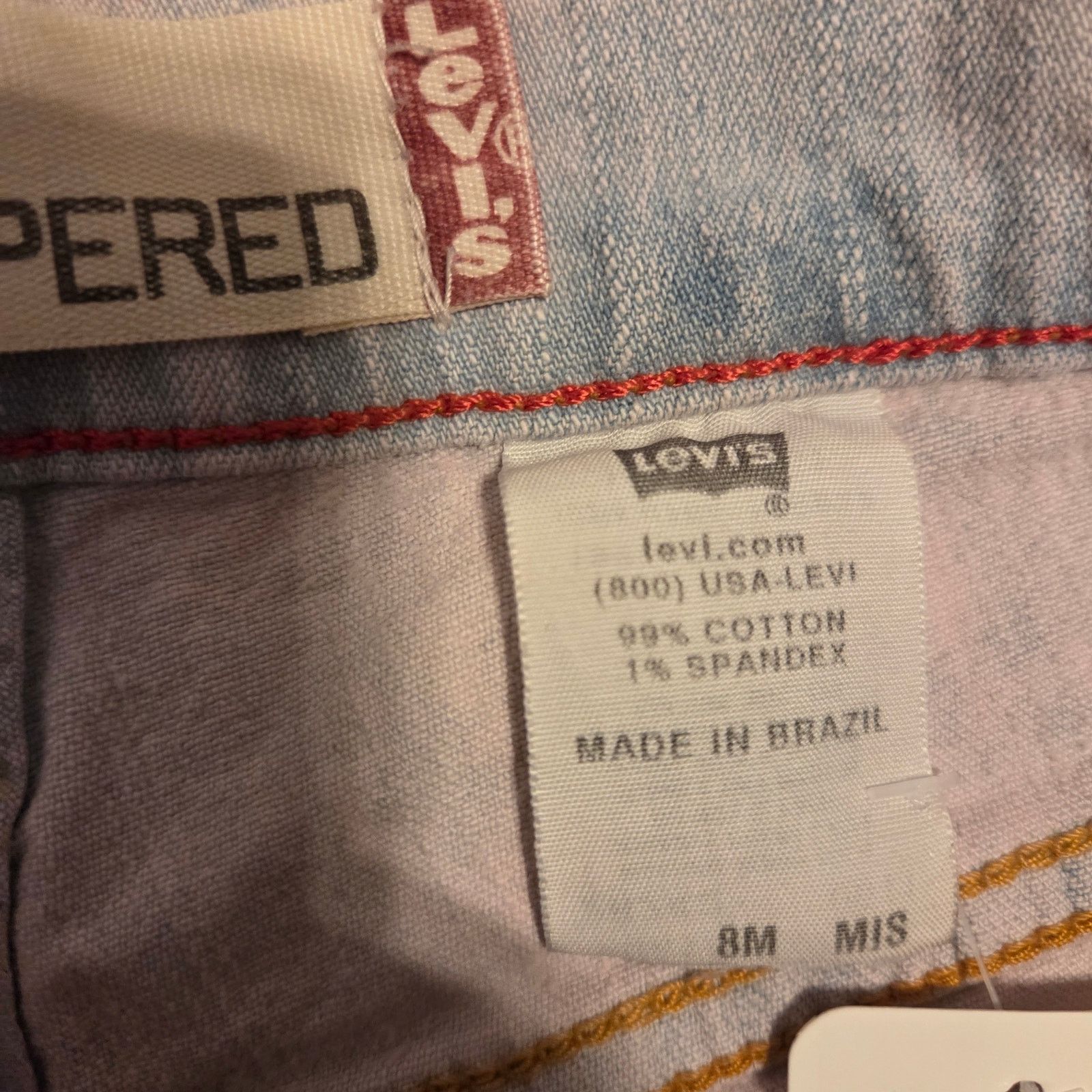 Levi's Levi's 550 Relaxed Tapered Denim Shorts - Size 8 Size 30" / US 8 / IT 44 - 4 Thumbnail