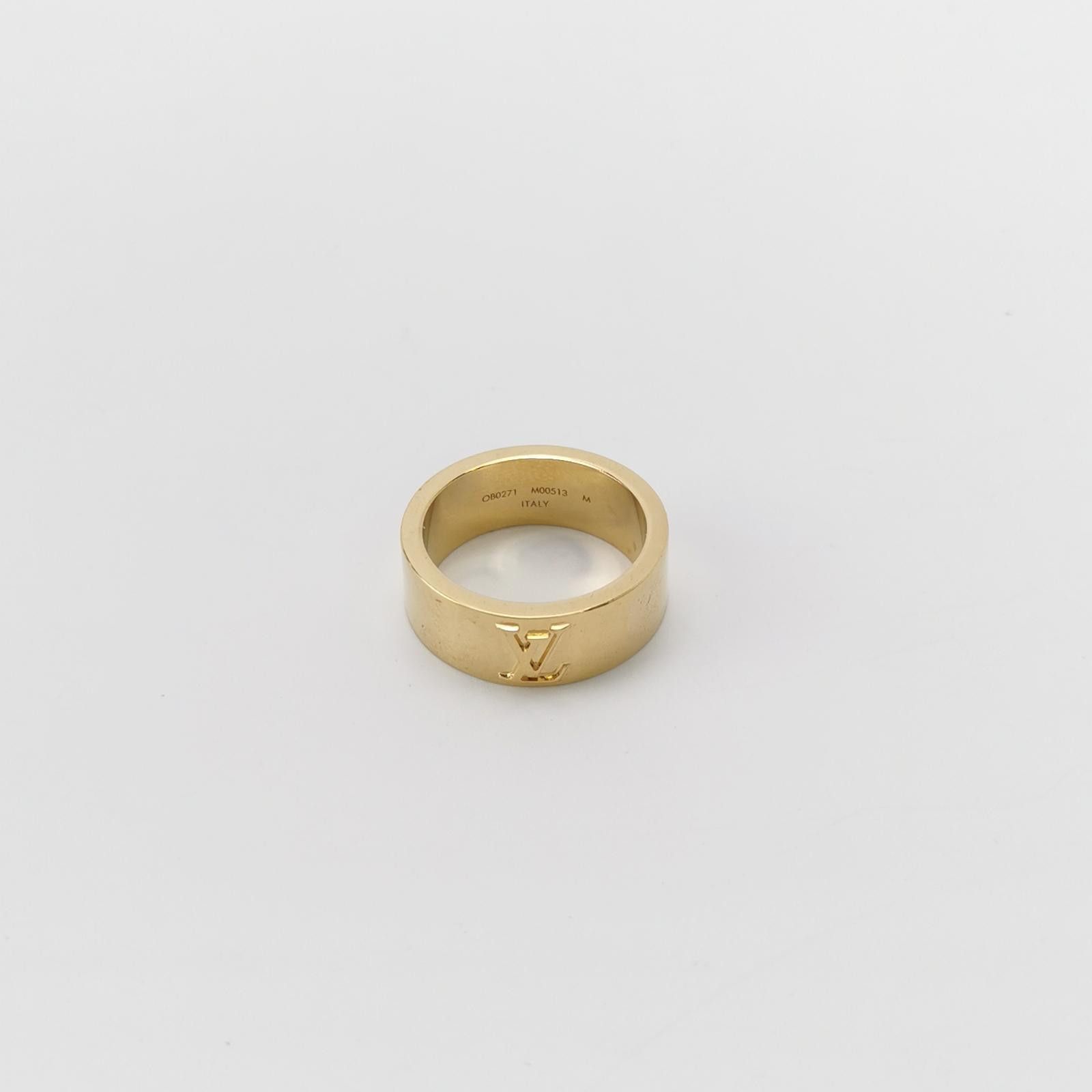 Louis Vuitton Louis Vuitton (LV) LV Instinct Logo Engraved Ring Size 21 - Size ONE SIZE - 2 Thumbnail