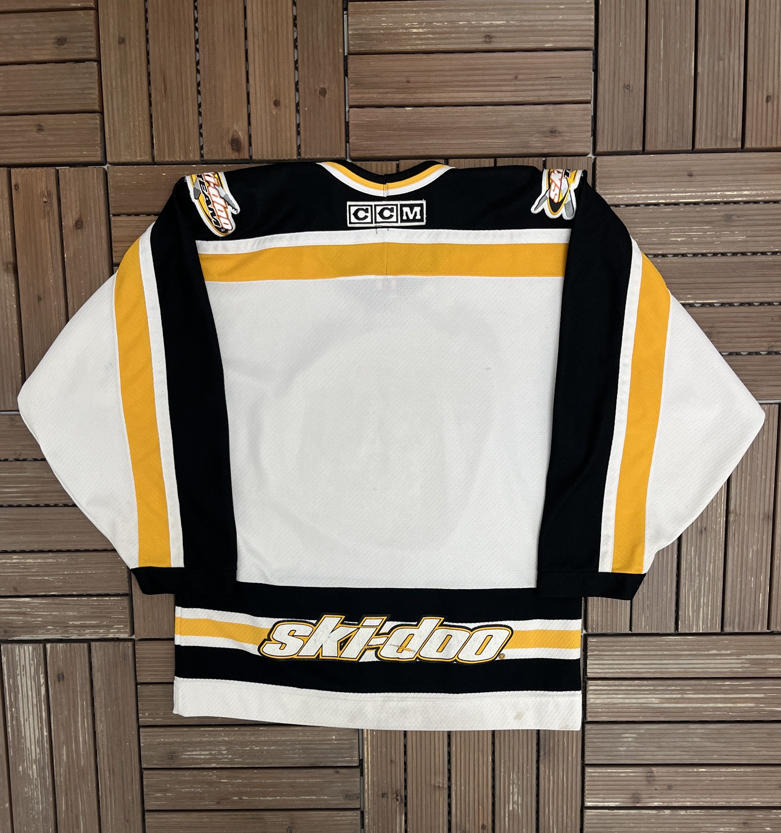 Vintage Ski-Doo Team Vintage White Hockey Jersey Size US S / EU 44-46 / 1 - 4 Thumbnail