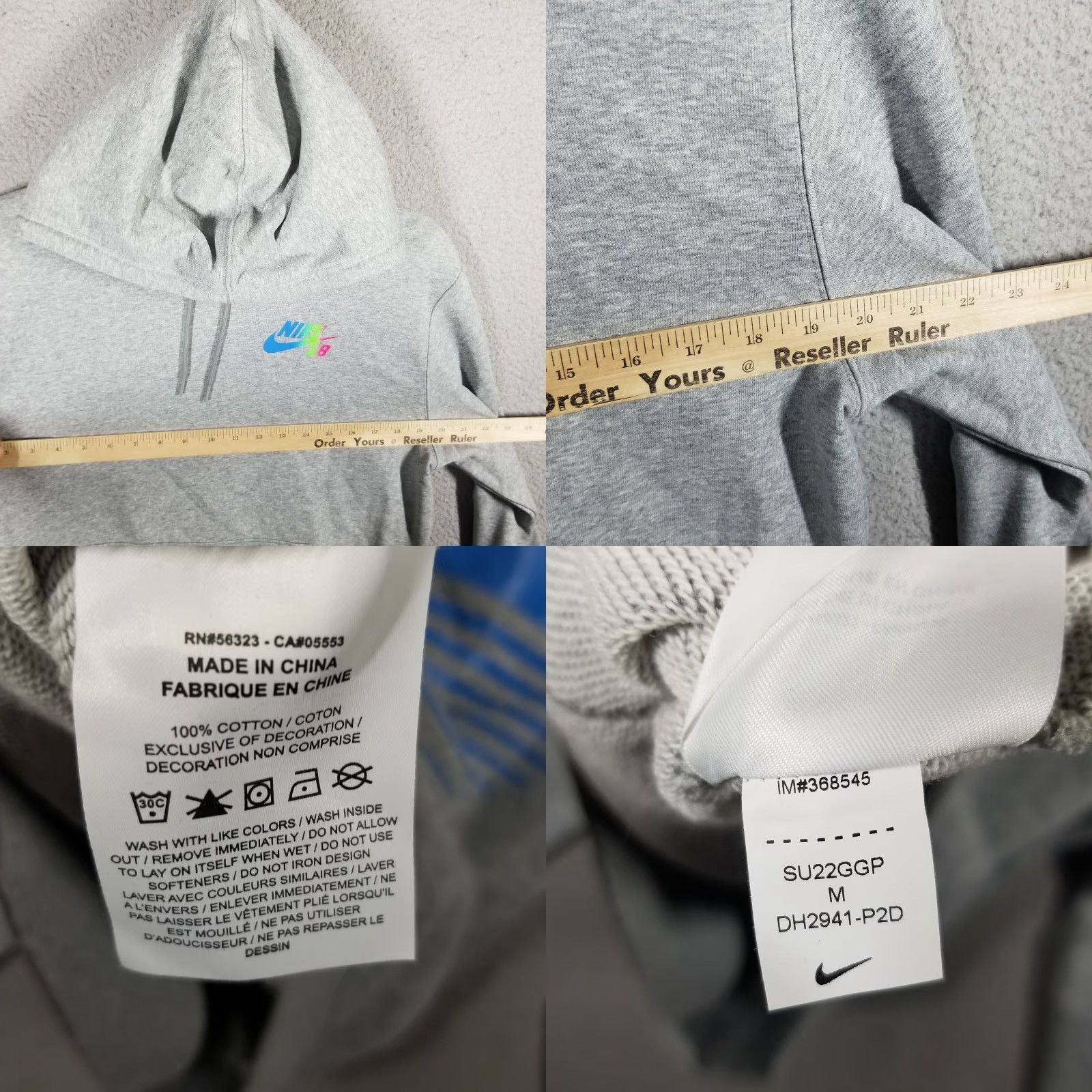 Nike VINTAGE Nike SB Skate Hoodie - Men’s Size M - Dark Grey Heather Pullover Streetwear 90s Size US M / EU 48-50 / 2 - 8 Thumbnail