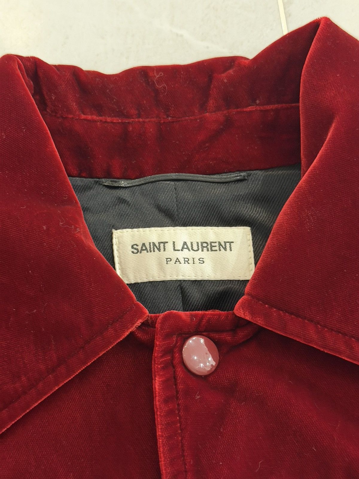 Saint Laurent Paris Saint Laurent AW16 Chrystal Music Note Velvet Jacket Sz.42 Size US XS / EU 42 / 0 - 6 Thumbnail
