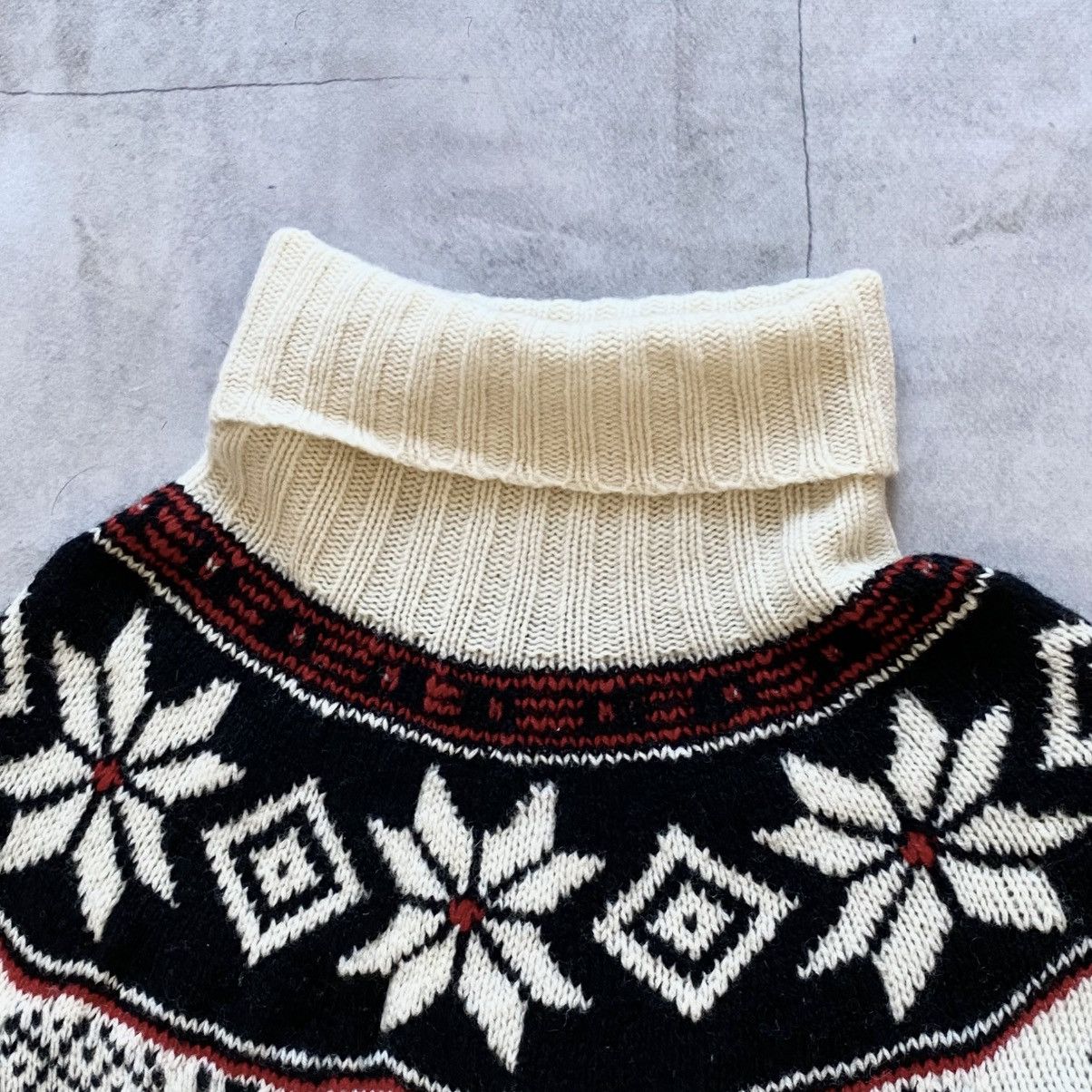 Denim & Supply Ralph Lauren × RRL Ralph Lauren × Vintage Vintage Ralph Lauren Aztec Hand Made Wool Cashmere Dress Size M / US 6-8 / IT 42-44 - 6 Thumbnail