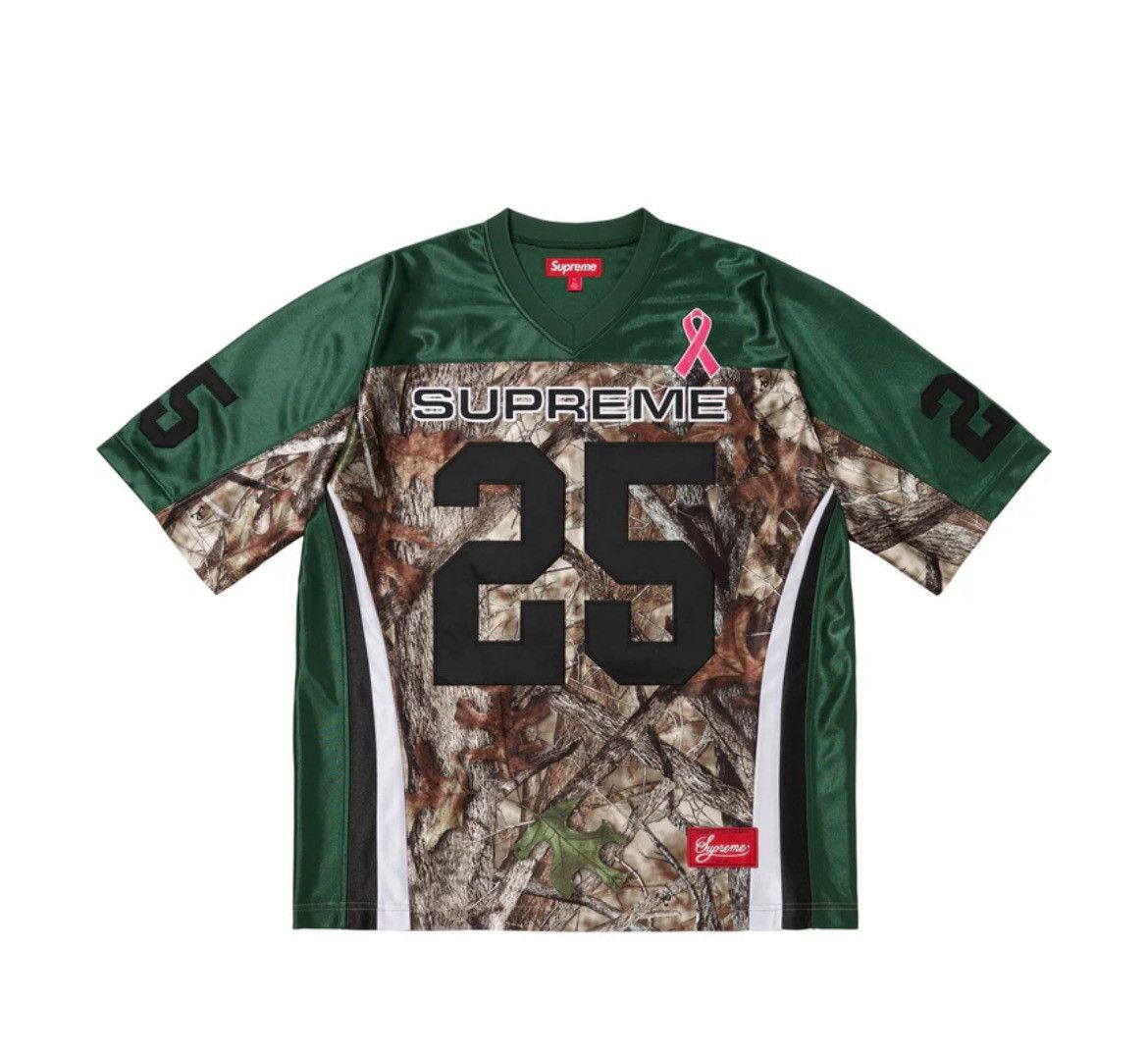 Supreme Breast Cancer Awareness Football Jersey Green