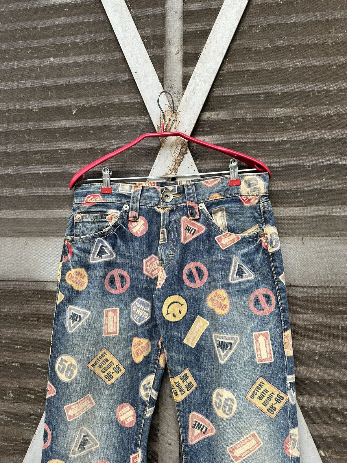 Vintage Vintage Co&Lu Fully Patchwork Print Denim (Woman) Size US 30 / EU 46 - 4 Thumbnail