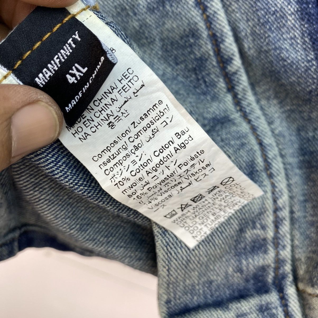 Japanese Brand 💥Japanese Brand Oversized4 Pocket Denim Style Workwear Ja Size US M / EU 48-50 / 2 - 6 Thumbnail