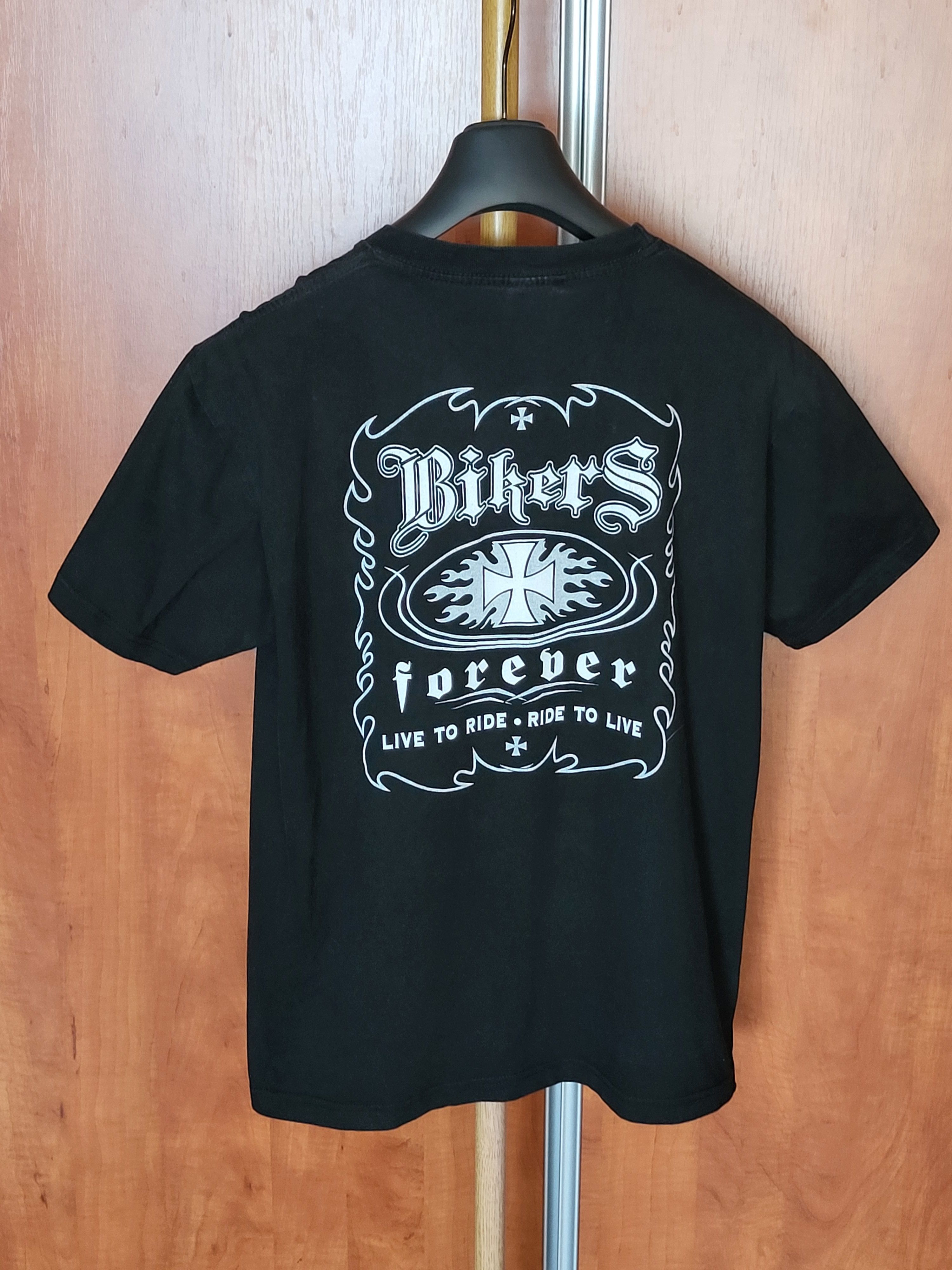 Vintage Vintage T Shirt BIKERS Size US L / EU 52-54 / 3 - 8 Thumbnail