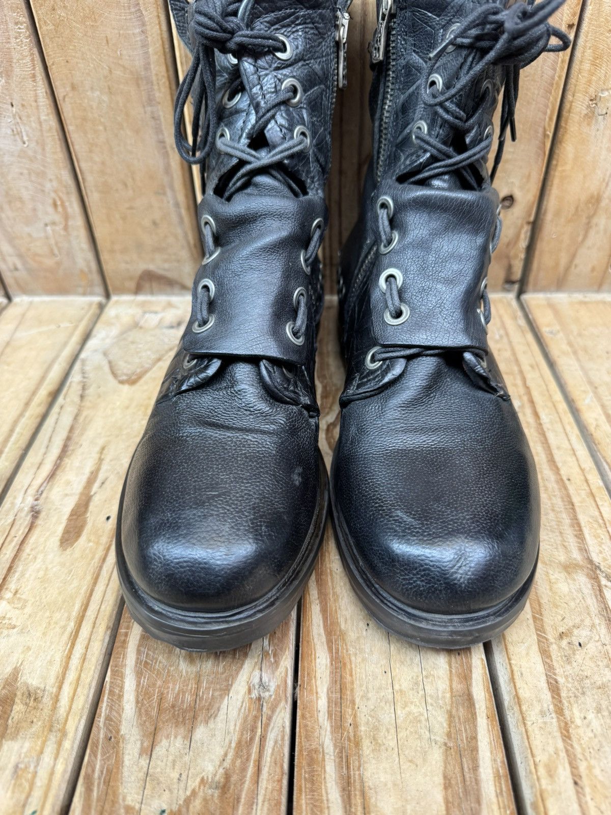 A.S.98 A.s 98 black Women’s leather boots EUR 39 US 8.5-9 UK 6 Size US 9 / IT 39 - 12 Thumbnail