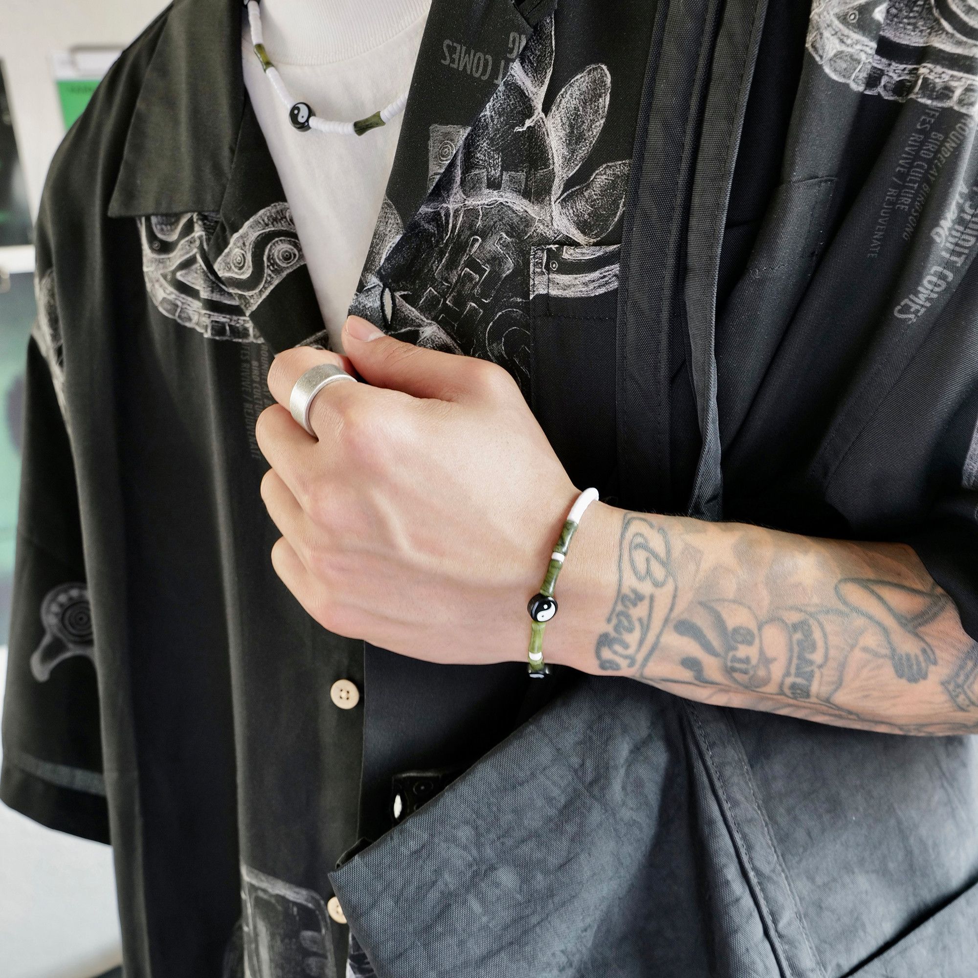 Jewelry Yin Yang Future Bracelet Y2K Punk Chain Bracelets Chains Size ONE SIZE - 2 Thumbnail