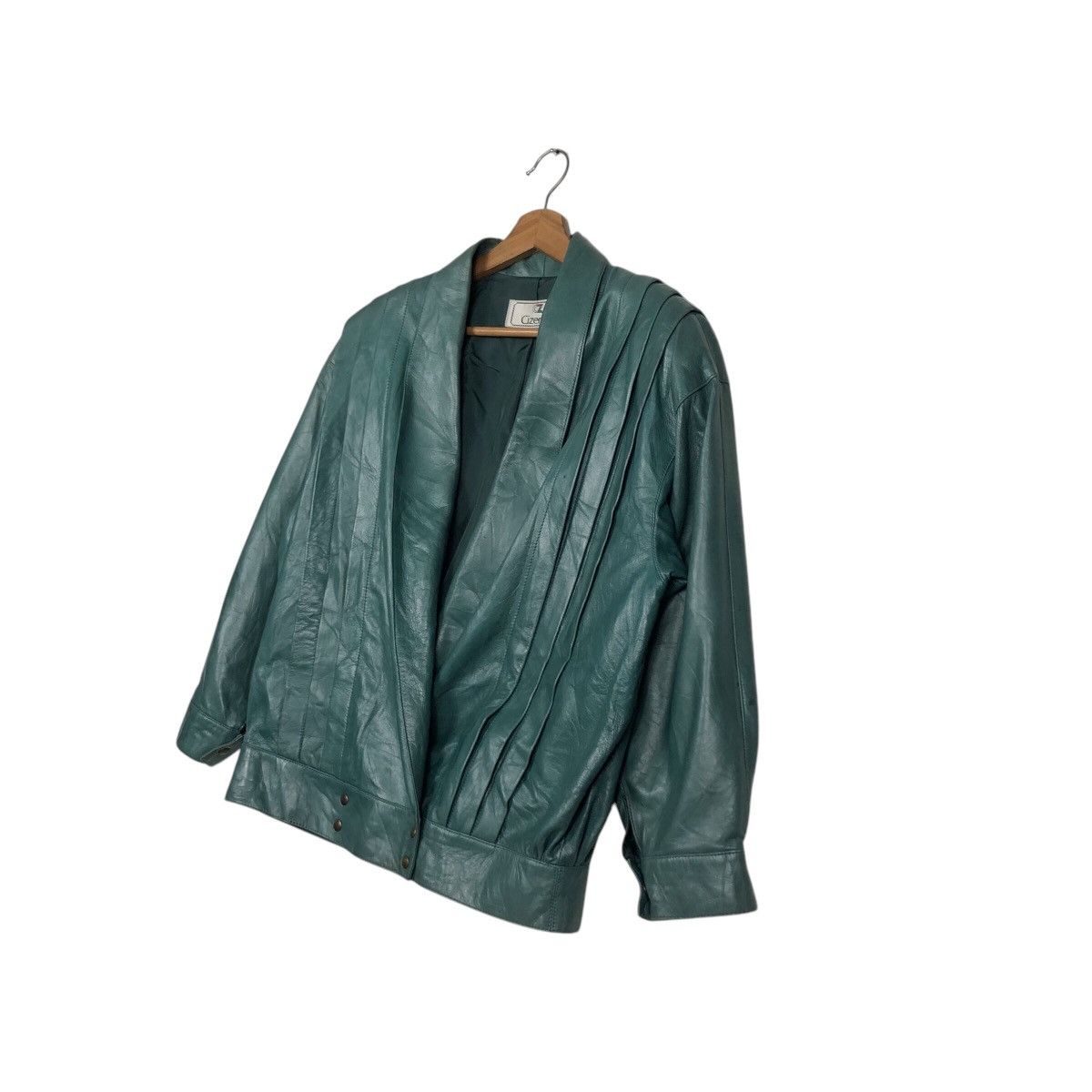 Japanese Brand 📌Vintage Biker Bomber Leather Jacket Cizenne Issey Miyake Size US M / EU 48-50 / 2 - 3 Thumbnail