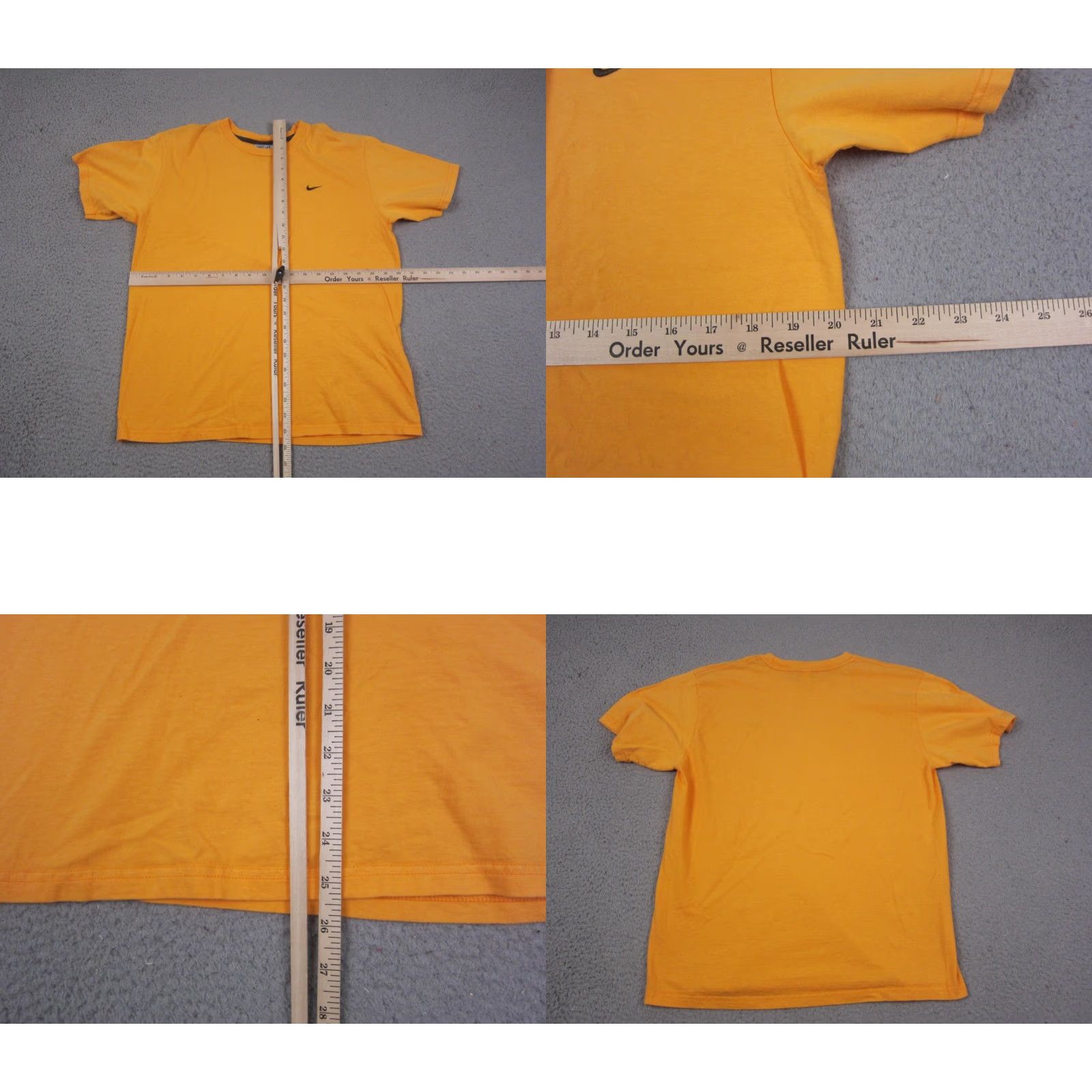 Nike Vintage Nike Shirt Mens L Yellow Swoosh Crewneck Short Sleeve 90s Nike Shirt Mens L Yellow Swoosh Crewneck Short Sleeve Shirt Size US L / EU 52-54 / 3 - 8 Thumbnail